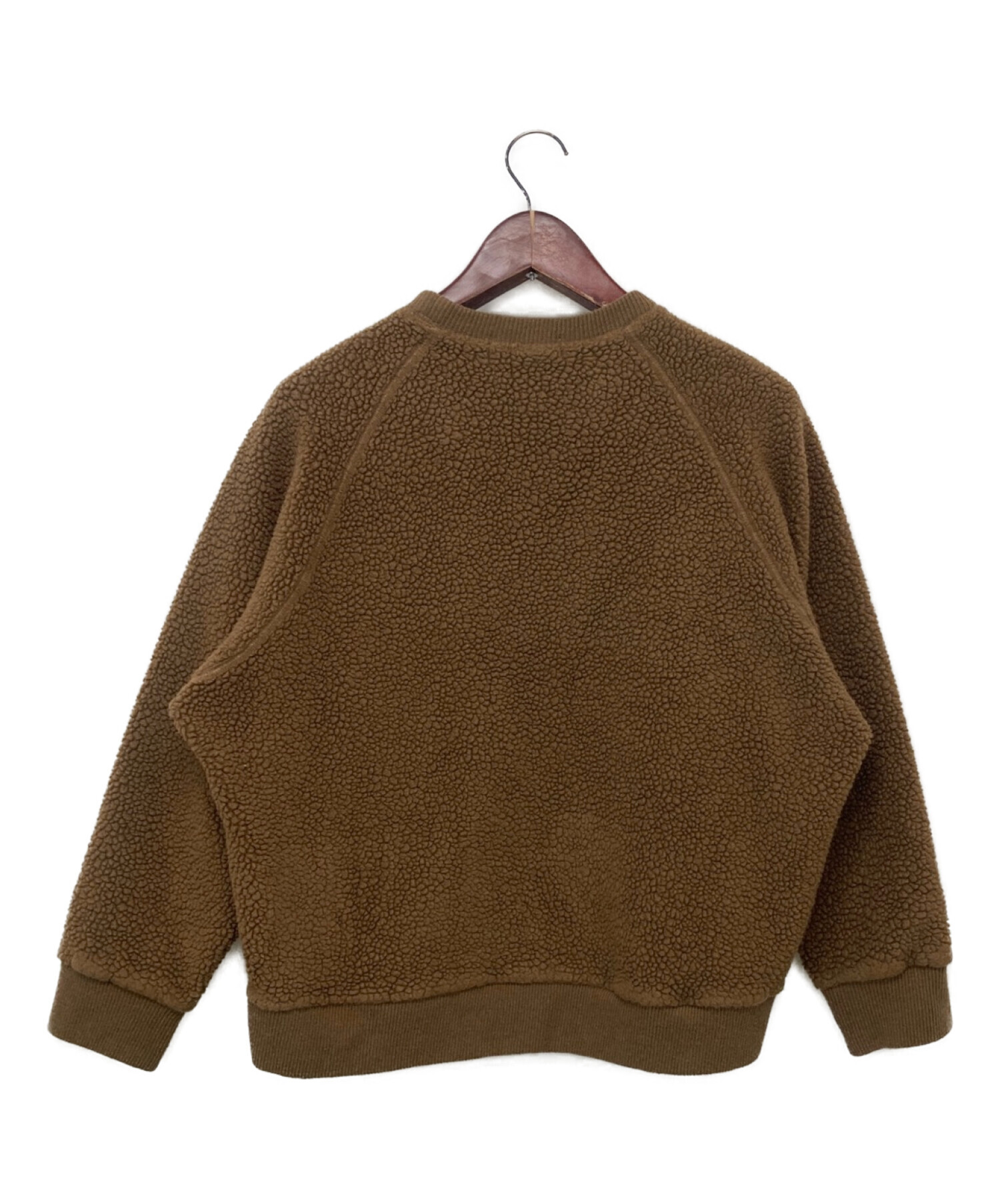 Graphpaper (グラフペーパー) Wool Boa Sweater ブラウン