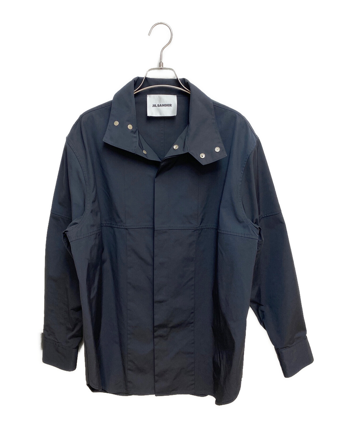 JIL SANDER (ジルサンダー) シャツジャケット ブラック サイズ:38