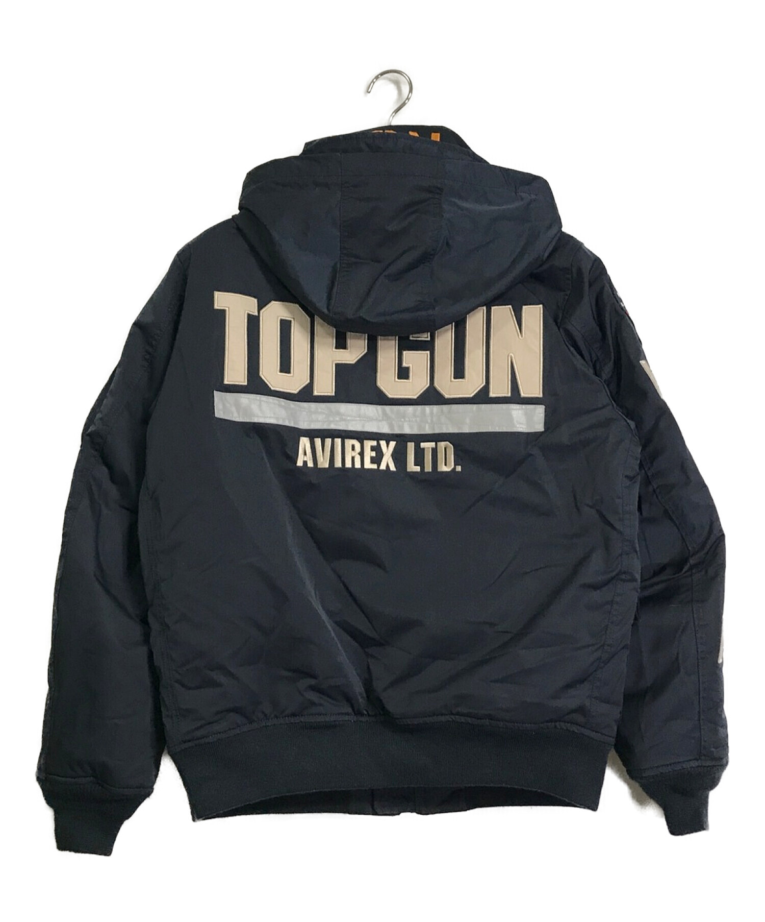 AVIREX (アヴィレックス) CUSTOM CWU TOP GUN ネイビー サイズ:L