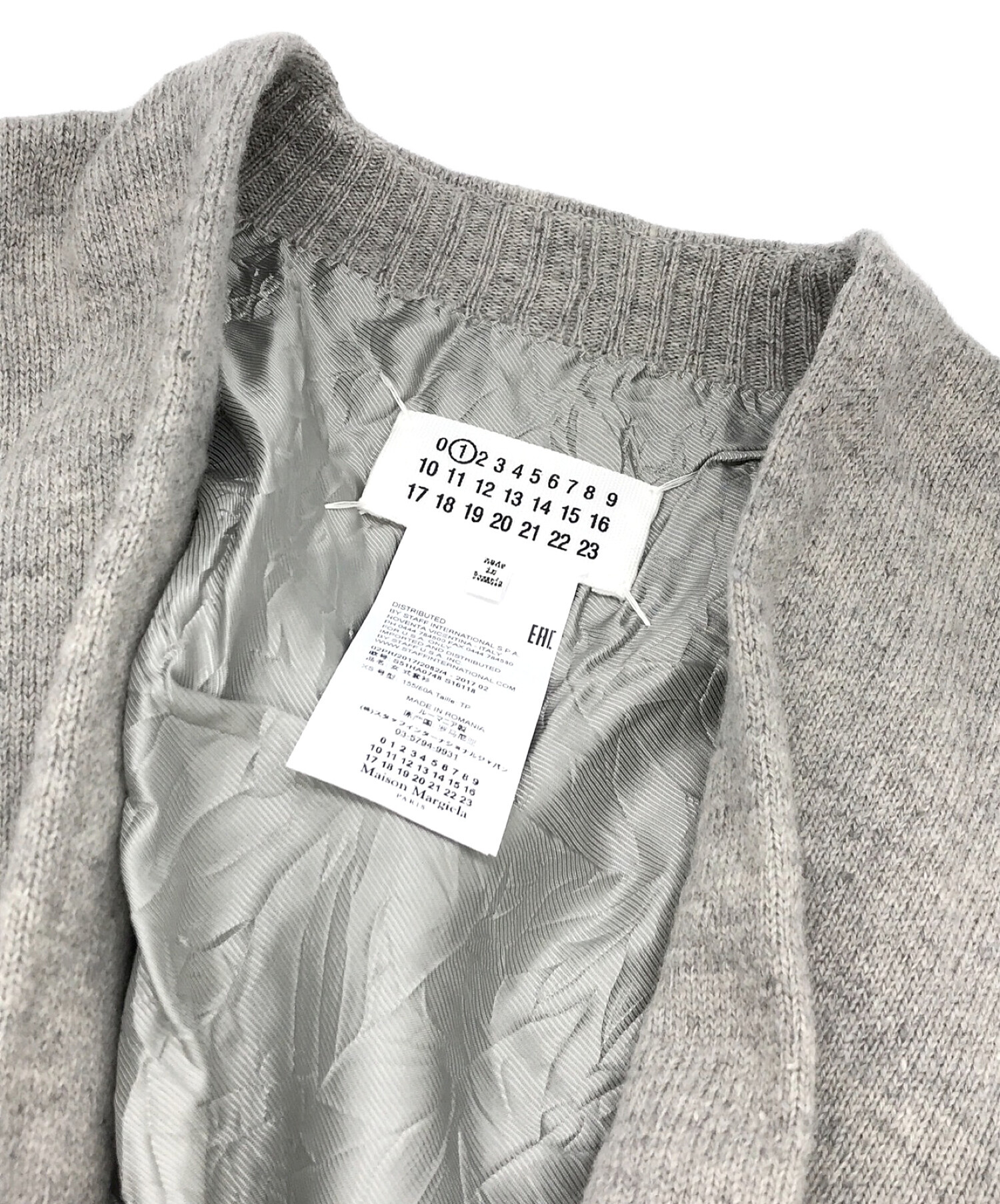 Maison Margiela 1 (メゾンマルジェラ 1) カーディガン グレー サイズ:XS