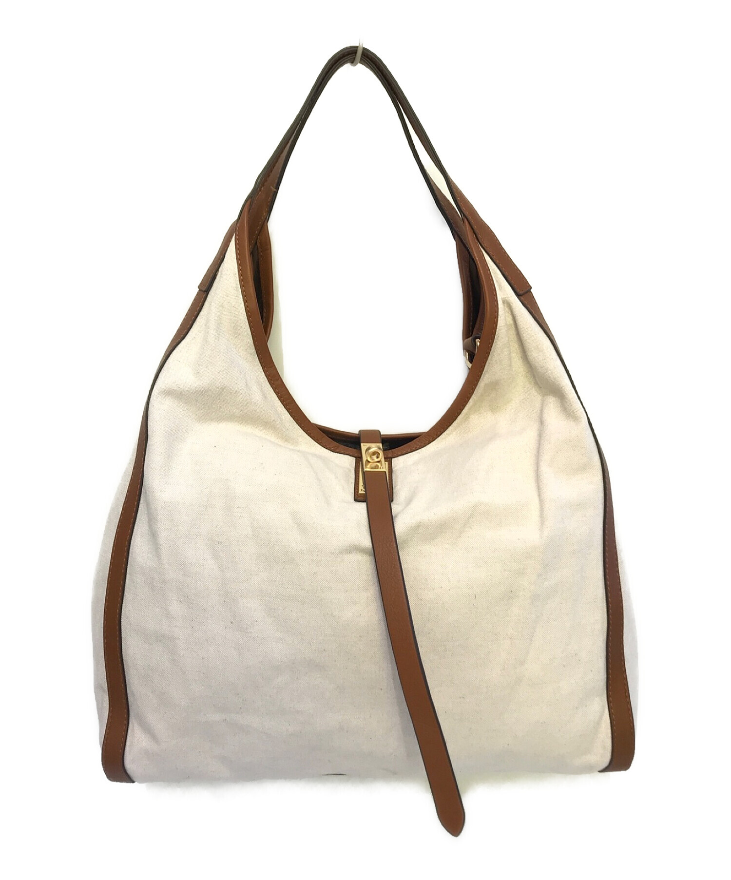ORSETTO CANVAS LEATHER BAG