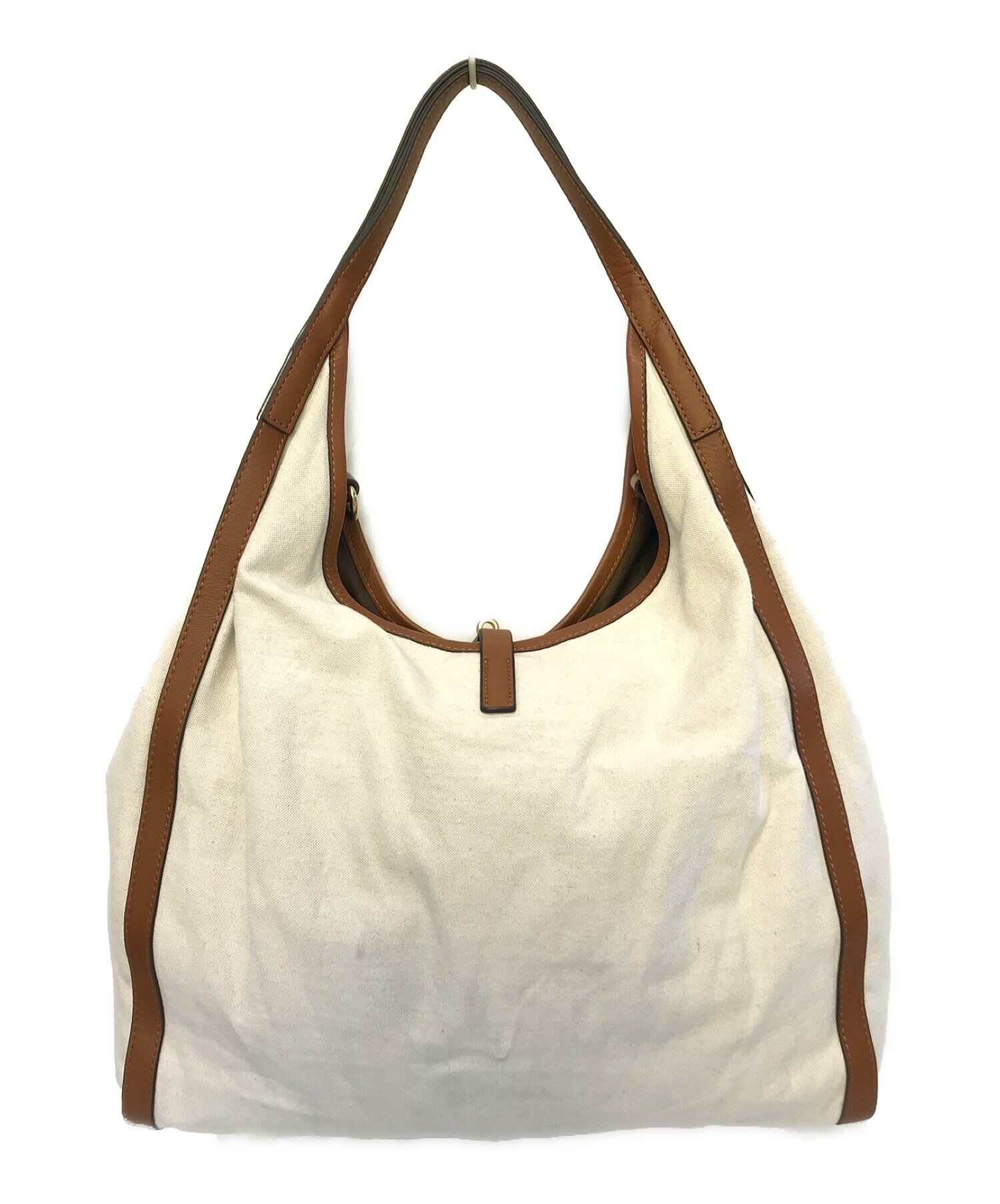 ORSETTO CANVAS LEATHER BAG