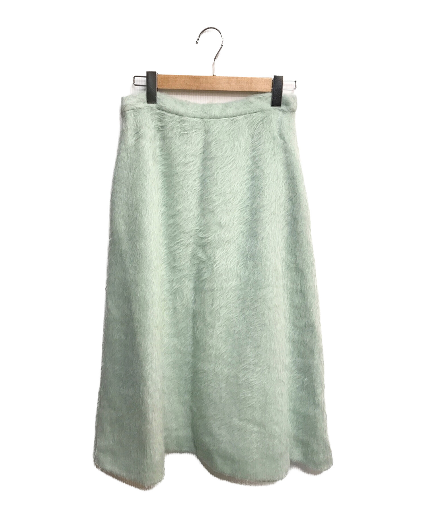 ROCHAS (ロシャス) シャギースカート グリーン サイズ:42 未使用品