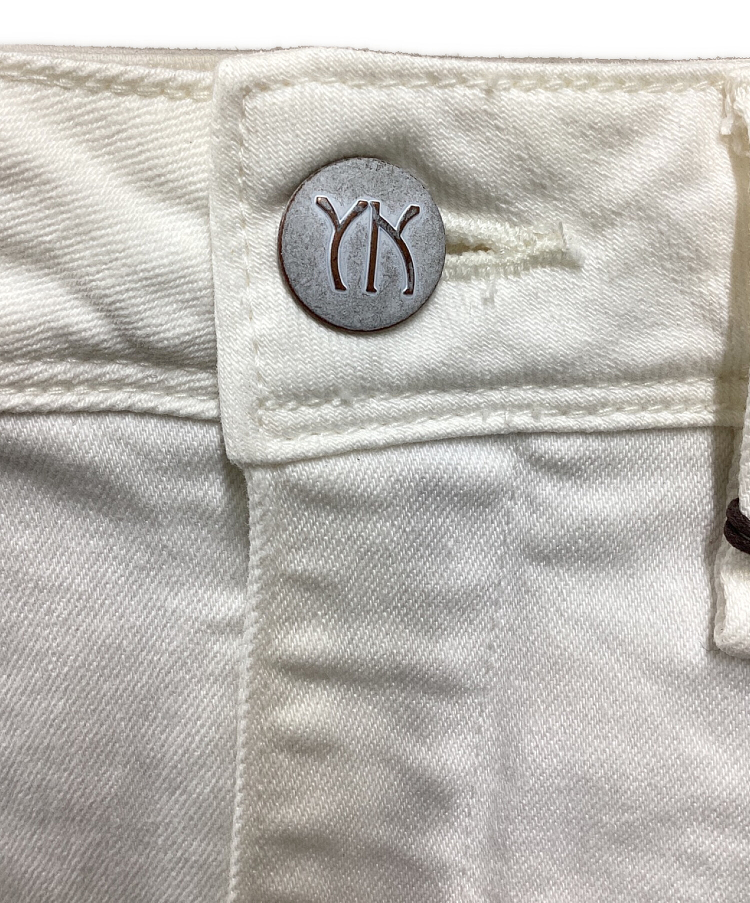 YANUK (ヤヌーク) デニムスカート ホワイト サイズ:XS 未使用品