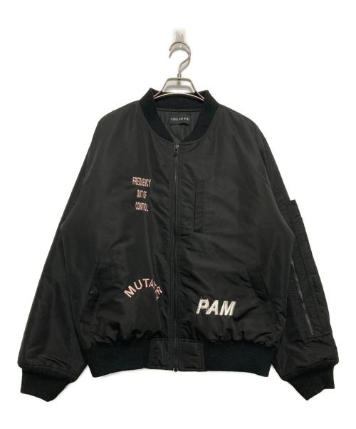 【中古・古着通販】PAM (パム) MA-1ジャケット ブラック サイズ:XS