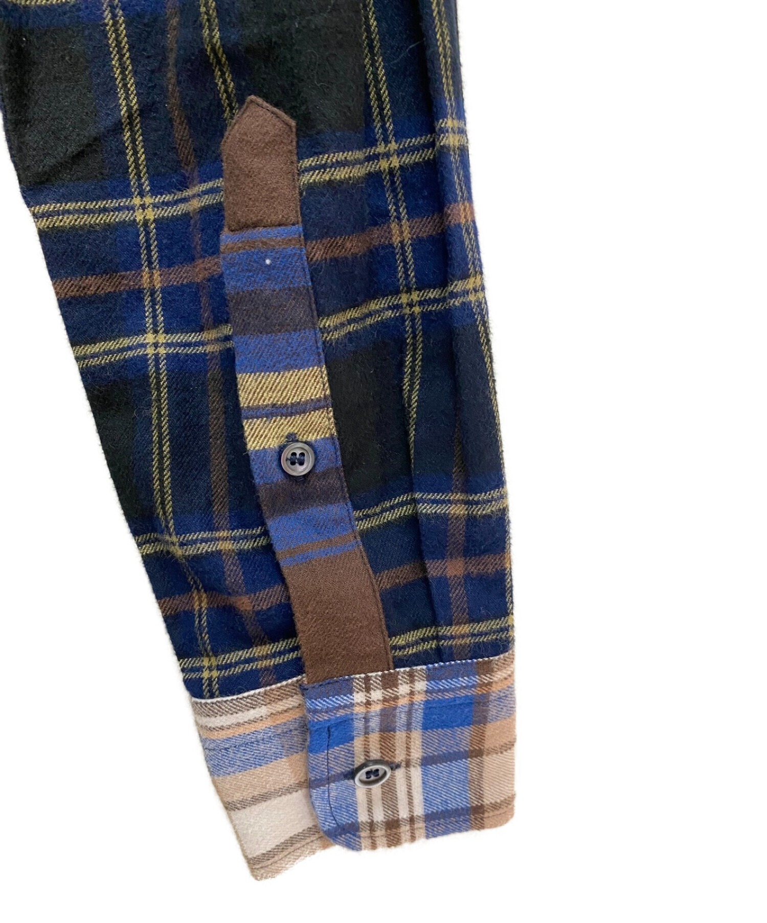 中古・古着通販】LOEWE (ロエベ) Eln Patchwork Check Overshirt