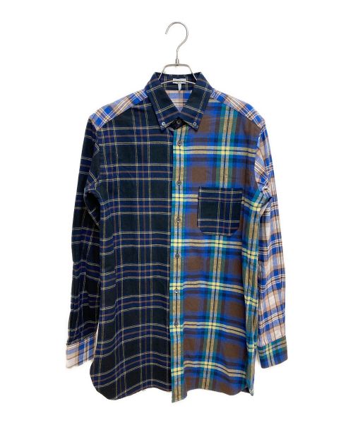 【中古・古着通販】LOEWE (ロエベ) Eln Patchwork Check Overshirt