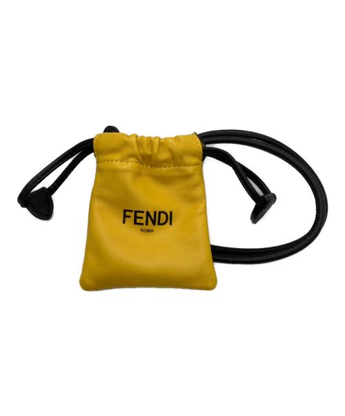 中古・古着通販】FENDI (フェンディ) フォンポーチ イエロー｜ブランド