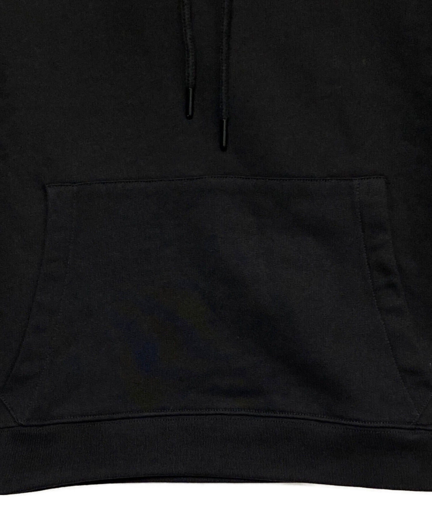 RAF SIMONS (ラフシモンズ) Regular fit hoodie Die Has Cast print on fron ブラック  サイズ:XS