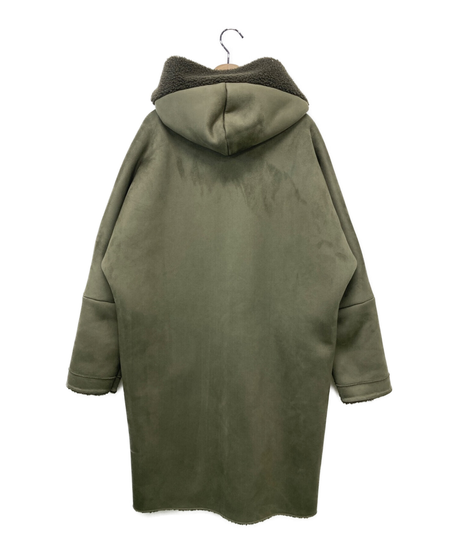 中古・古着通販】Lou Andrea (ルーアンドレア) Mouton Fake Hood Coat