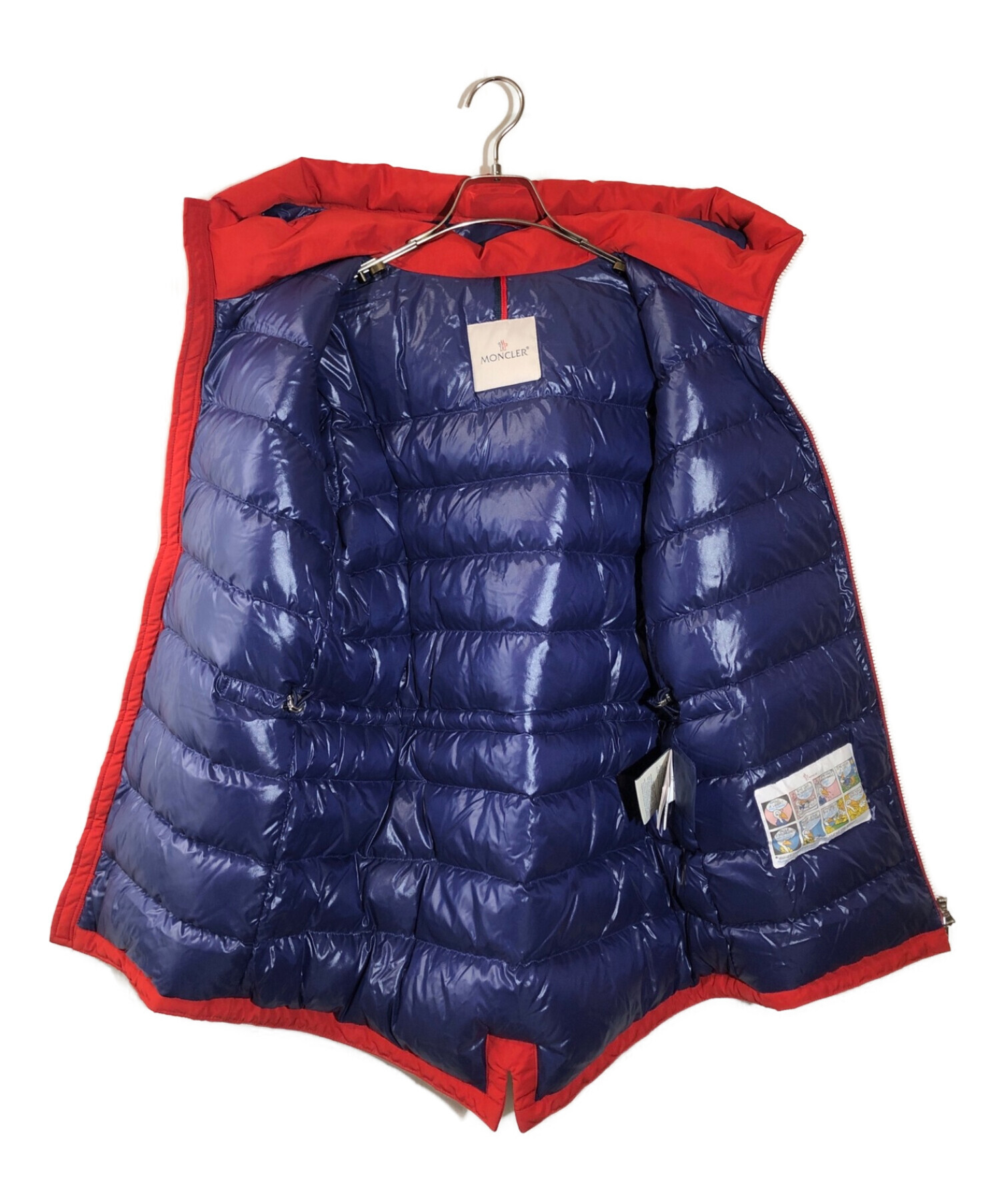 中古・古着通販】MONCLER (モンクレール) ダウンジャケット レッド