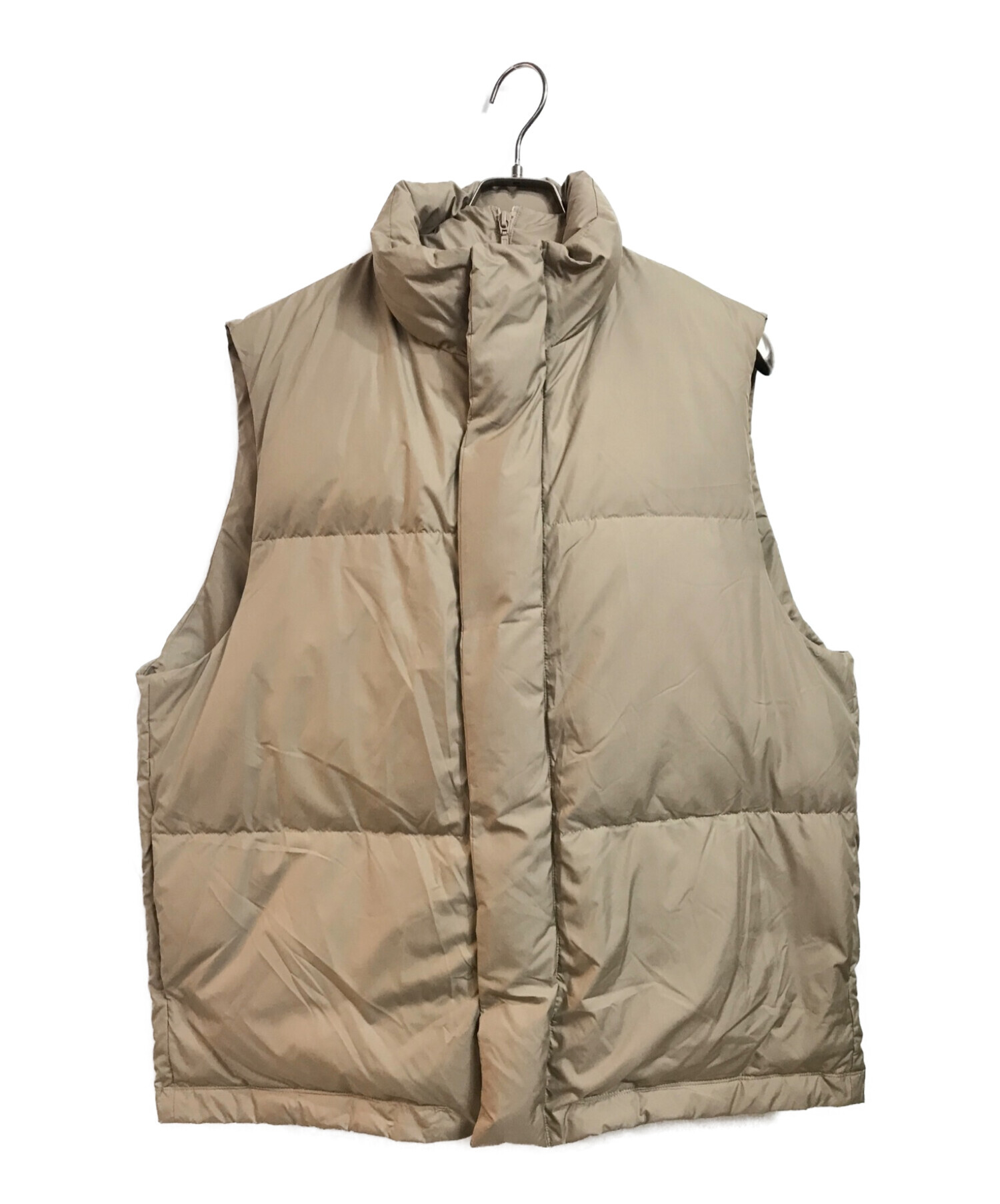 中古・古着通販】CALUX (キャラクス) PUFFER ベスト ベージュ サイズ