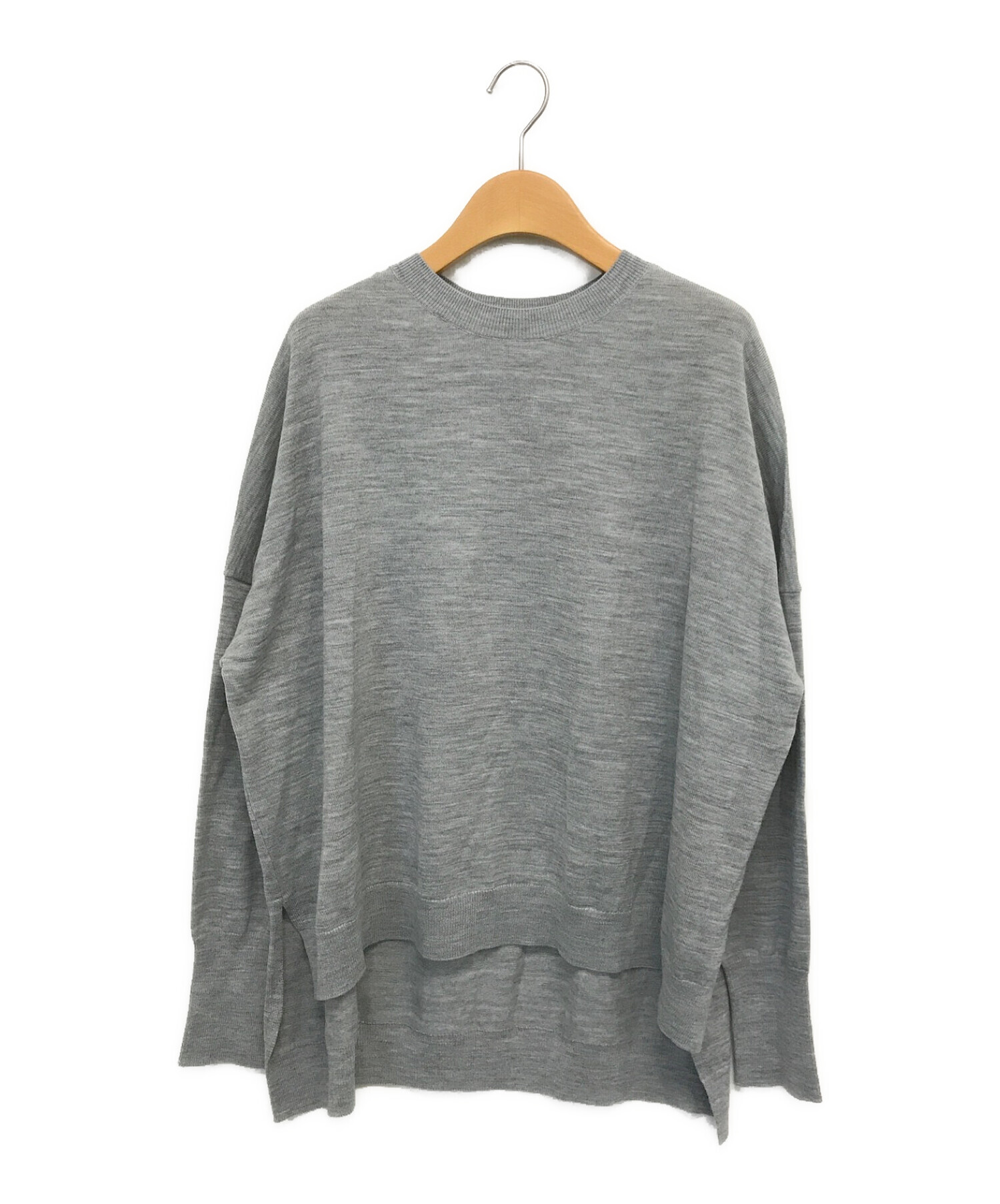 中古・古着通販】L'appartement (アパルトモン) SIDE SLIT KNIT グレー ...