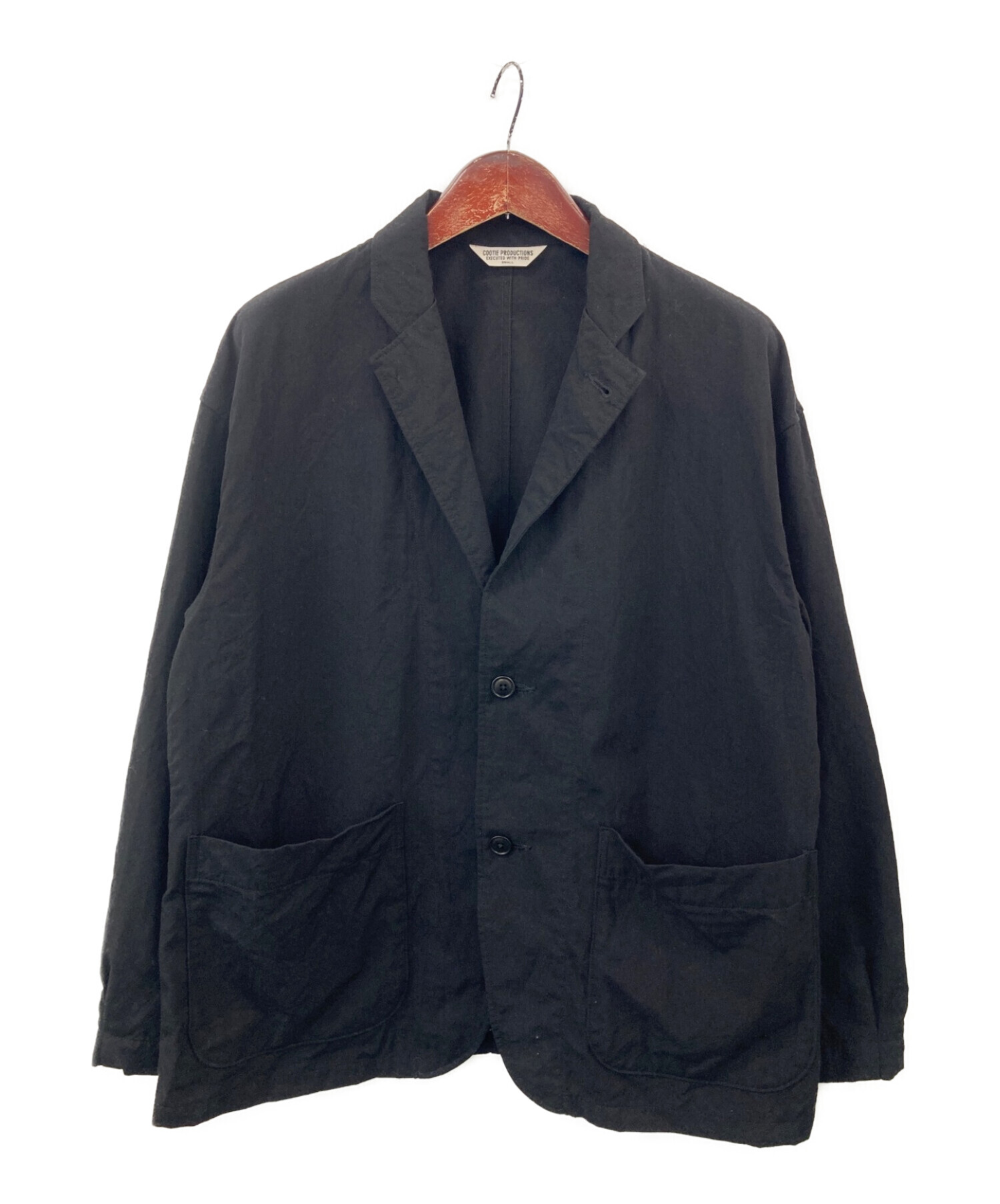 COOTIE PRODUCTIONS (クーティープロダクツ) 2B Wool jacket ブラック サイズ:S