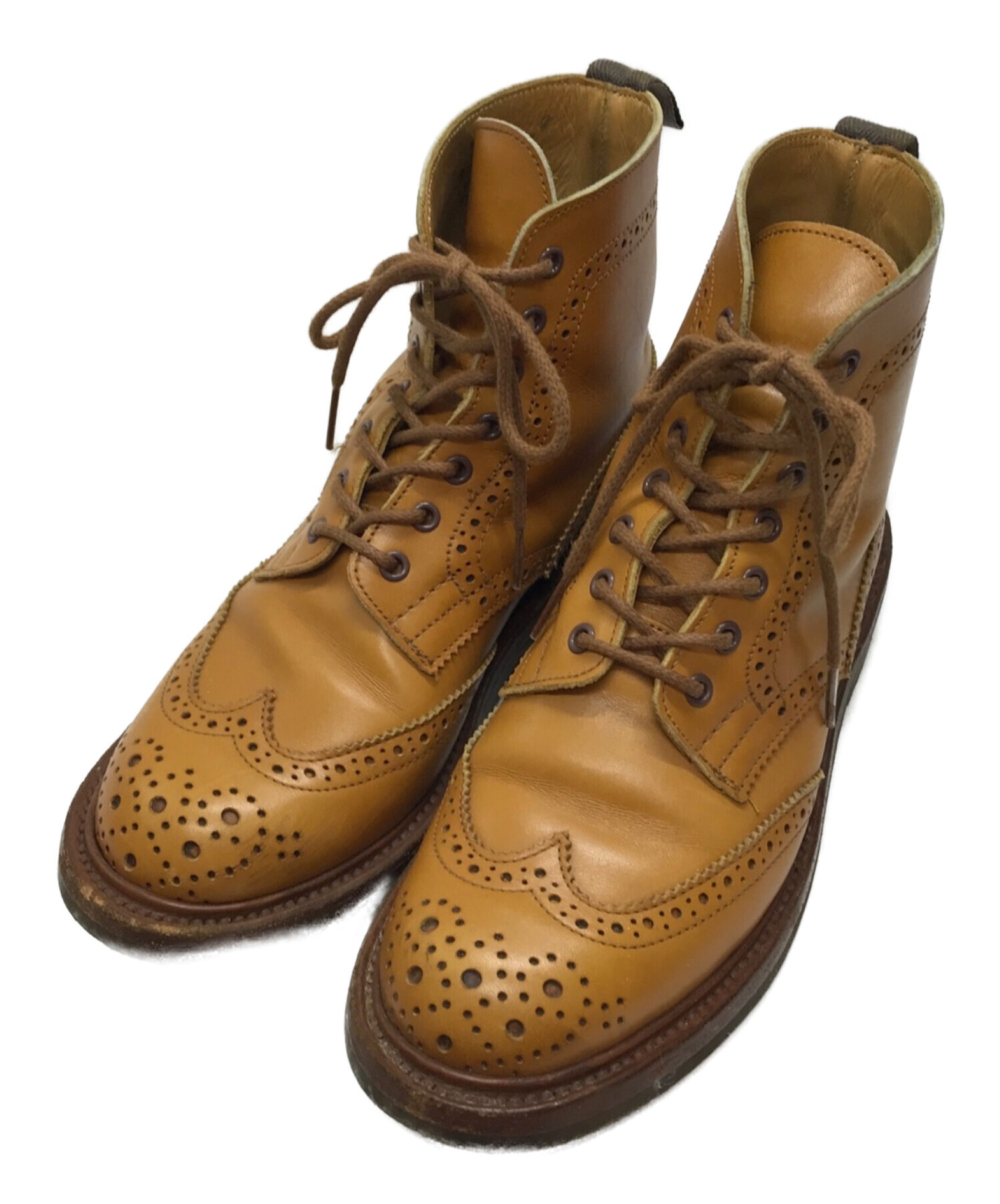 Tricker's (トリッカーズ) カントリーブーツ キャメル サイズ:SIZE 5