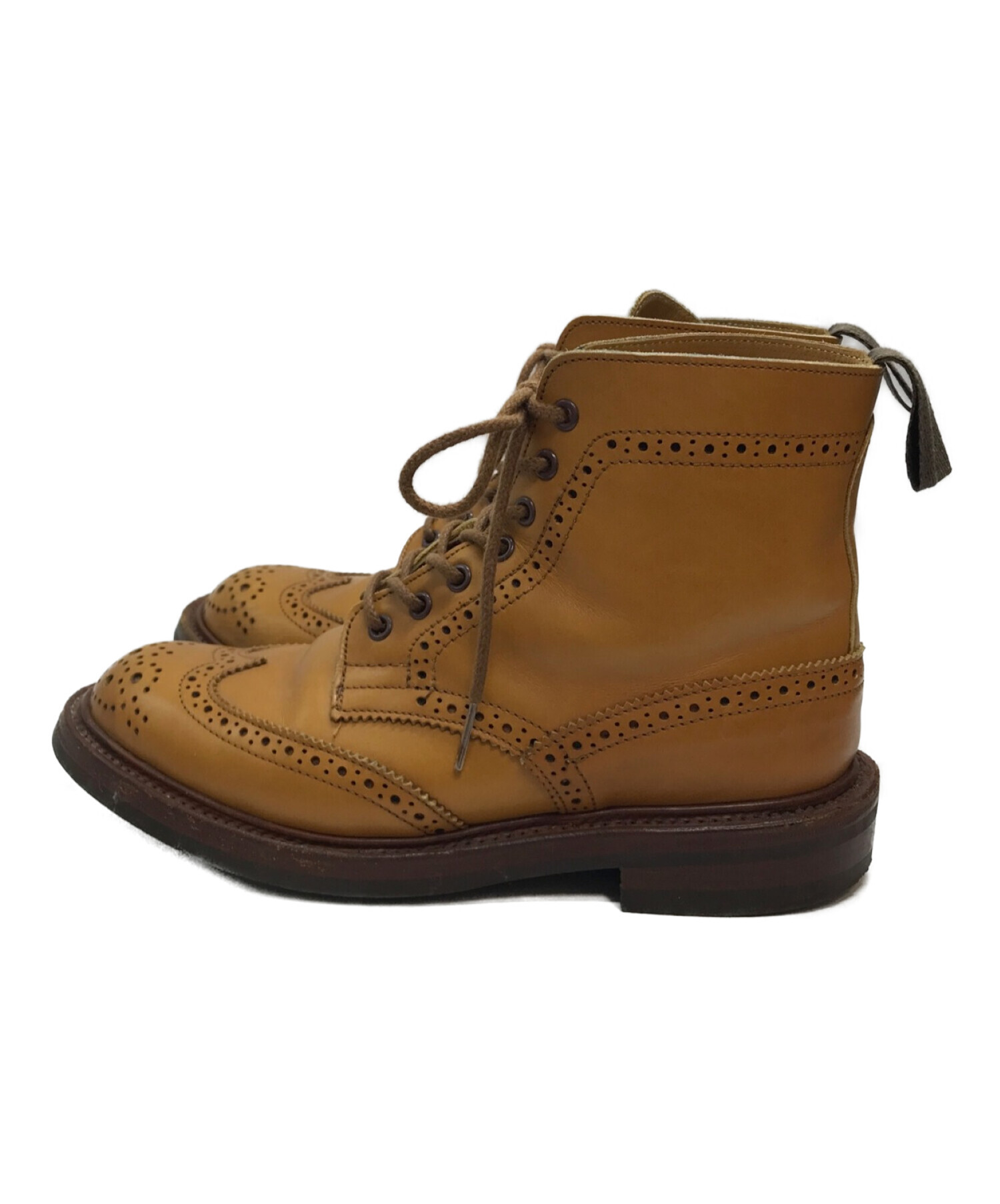 Tricker's (トリッカーズ) カントリーブーツ キャメル サイズ:SIZE 5