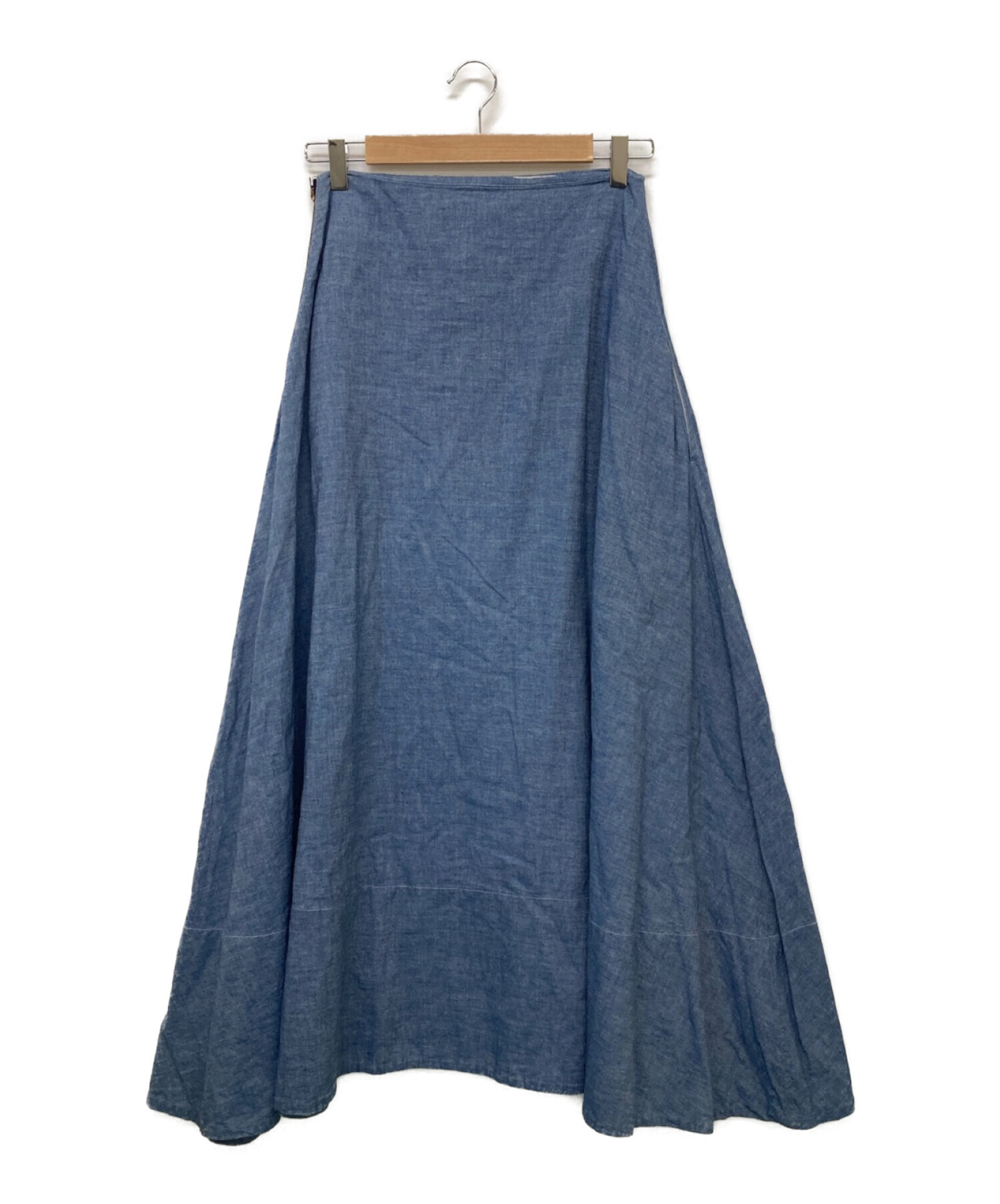 MADISON BLUE (マディソンブルー) シャンブレーマキシスカート サイズ:02