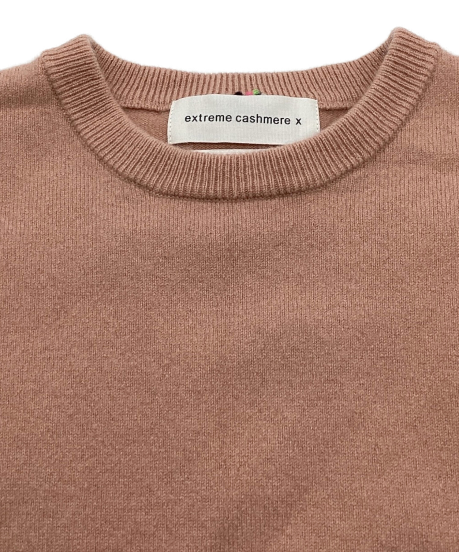 extreme cashmere (エクストリーム カシミア) フレンチスリーブニット ピンク サイズ:表記なし