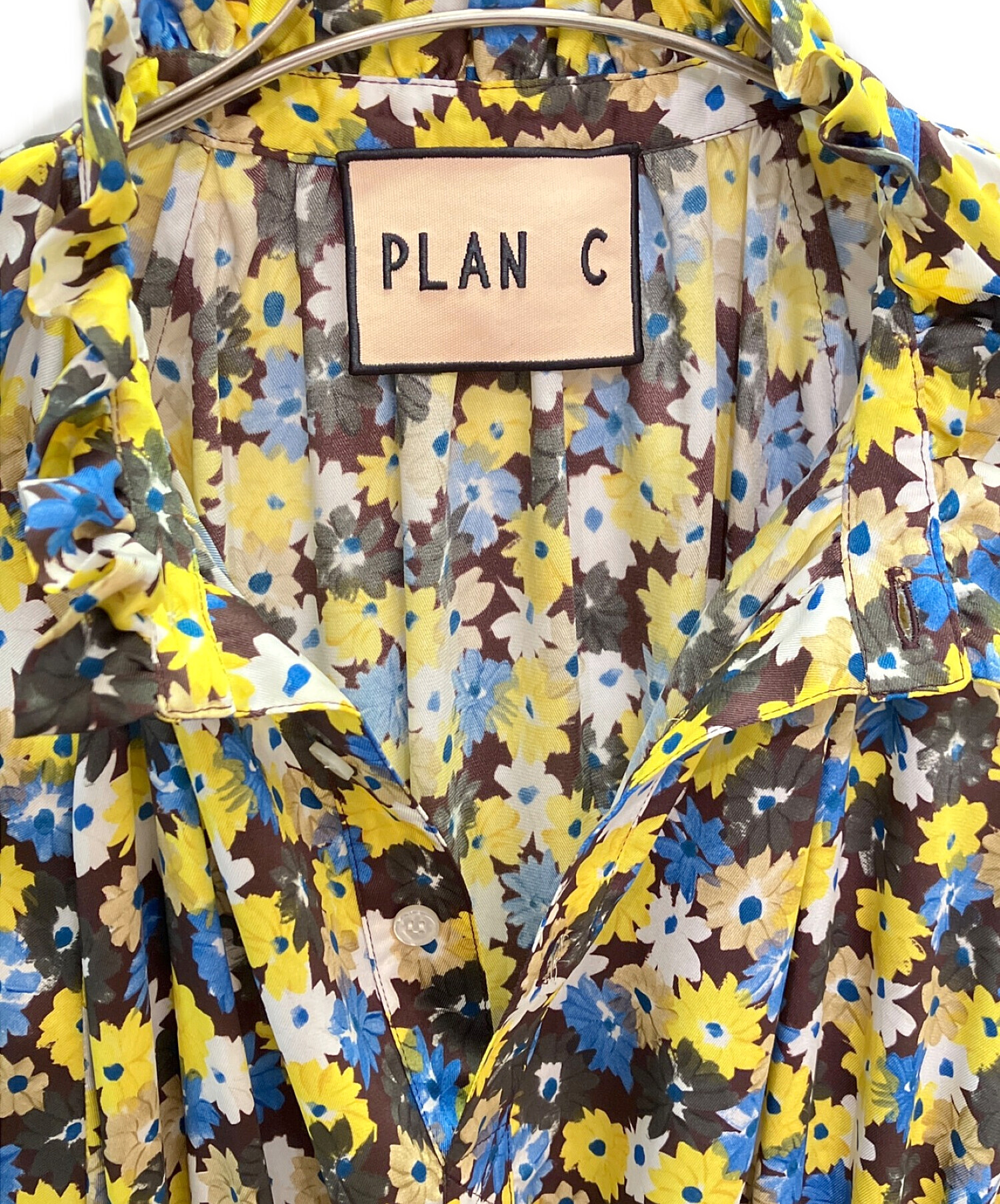 中古・古着通販】PLAN C (プランシー) プリントミディドレス サイズ:38