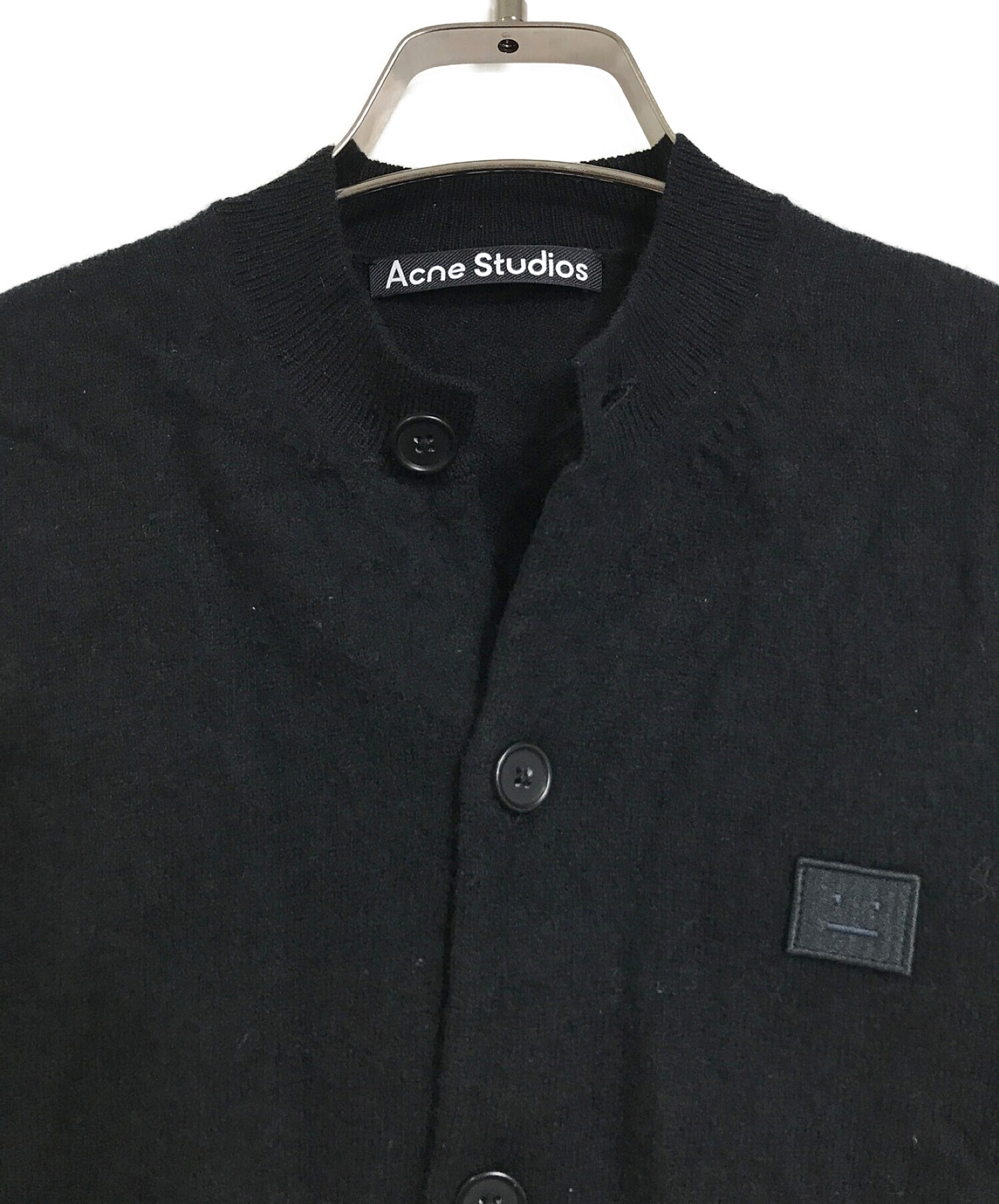 中古・古着通販】Acne studios (アクネストゥディオス) クルーネックカーディガン ブラック サイズ:XS｜ブランド・古着通販  トレファク公式【TREFAC FASHION】スマホサイト