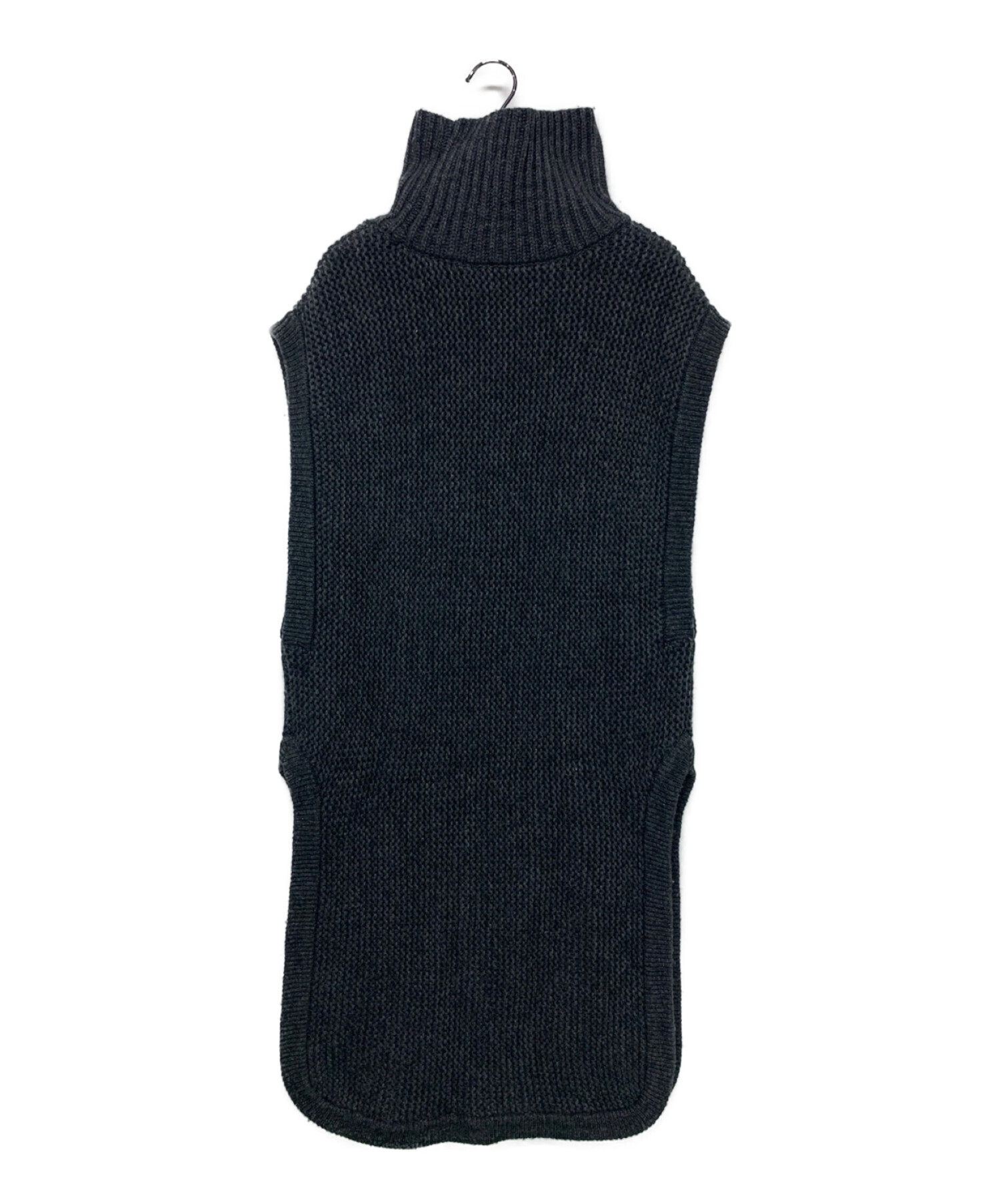 TODAYFUL (トゥデイフル) Roundhem Knit Vest ダークグレー サイズ:F