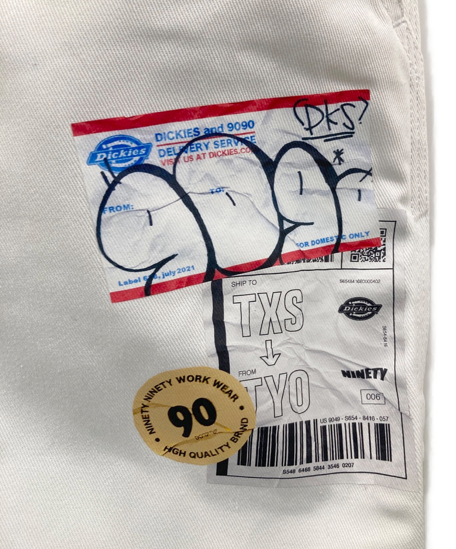 中古・古着通販】9090 (9090) Overalls ホワイト サイズ:L｜ブランド・古着通販 トレファク公式【TREFAC  FASHION】スマホサイト