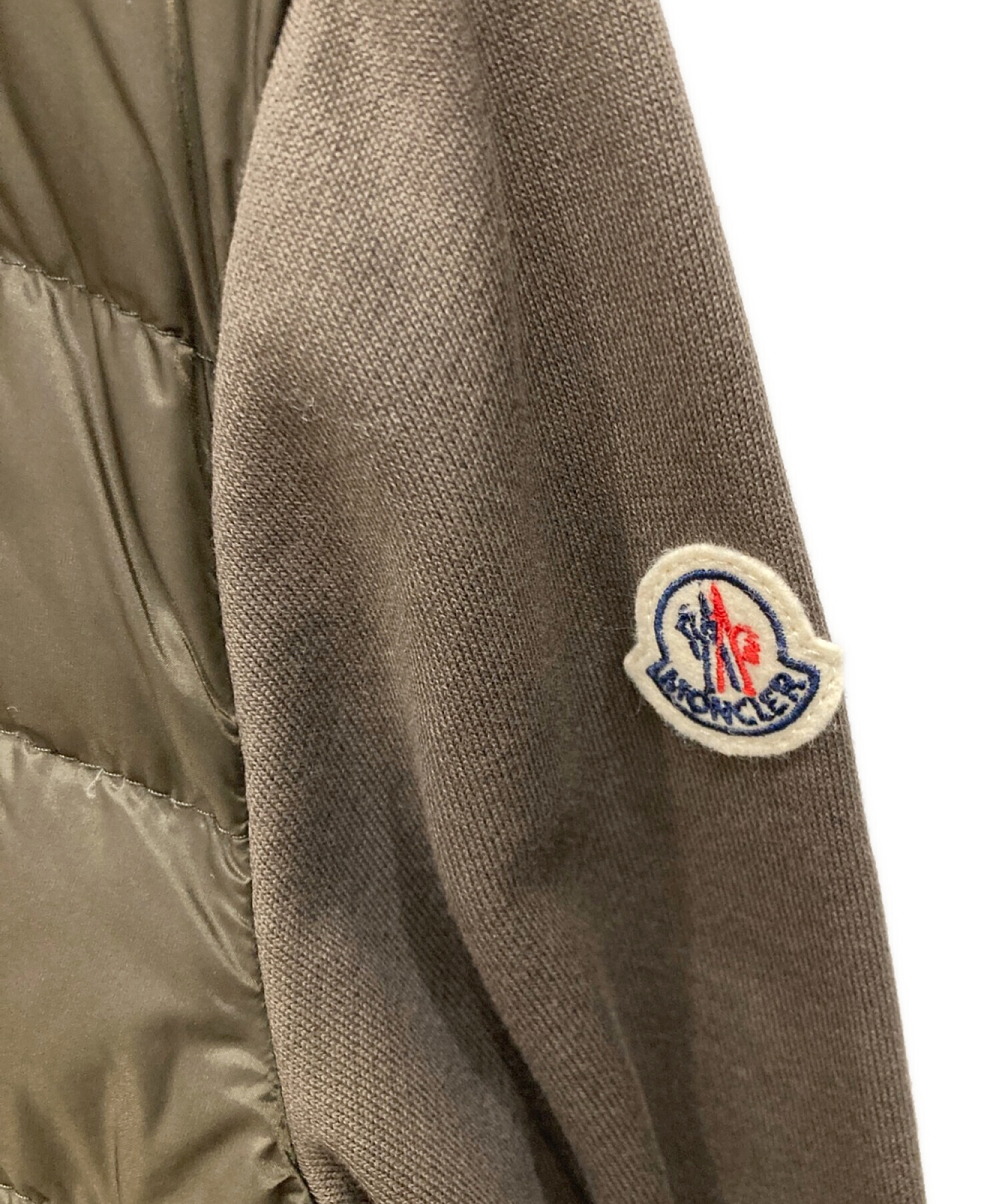 中古・古着通販】MONCLER (モンクレール) MAGLIA CARDIGAN ダウン切替パーカー D20938496000  サイズ:XS｜ブランド・古着通販 トレファク公式【TREFAC FASHION】スマホサイト