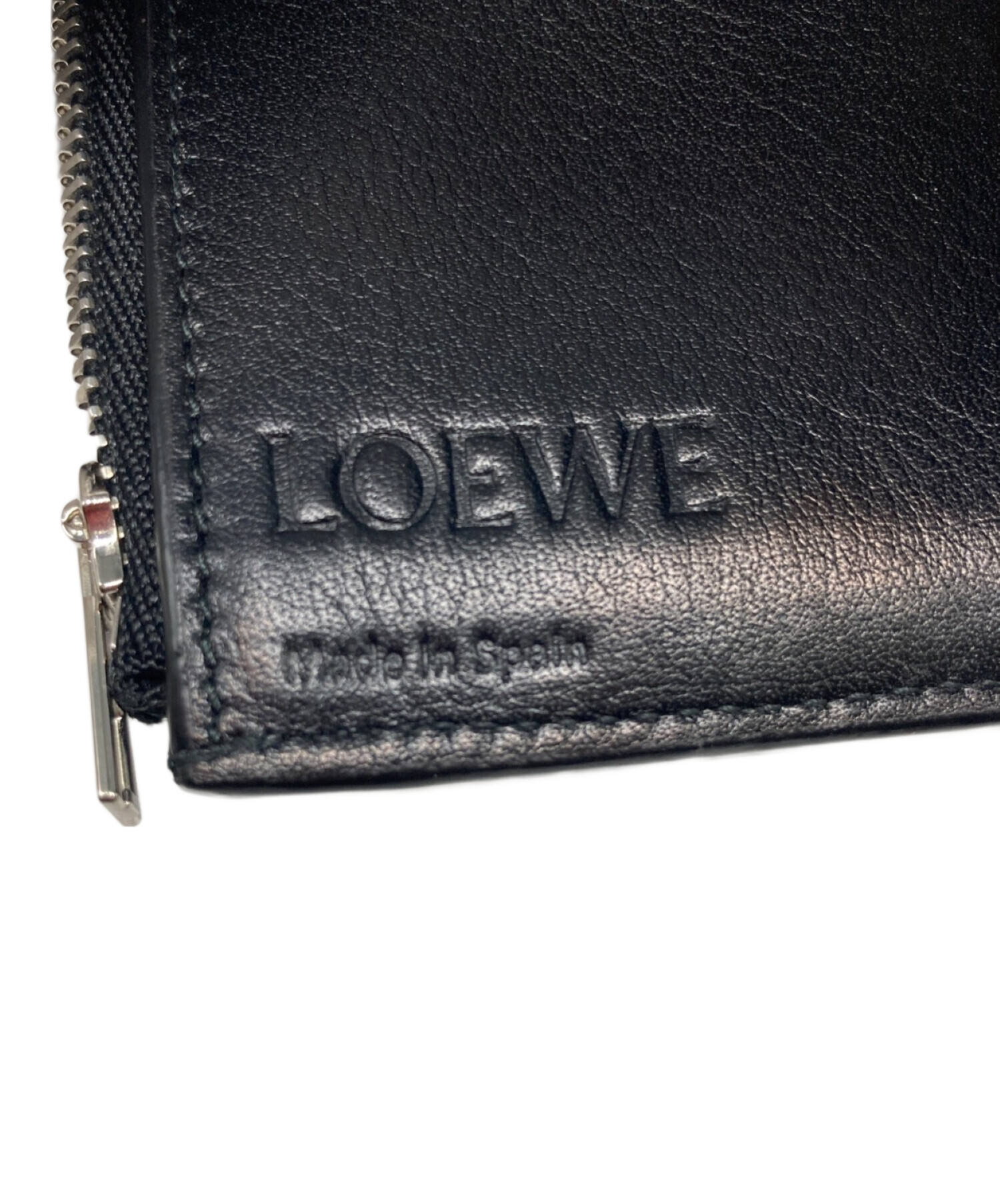 LOEWE (ロエベ) スモールバーティカルウォレット/124.12.S86 ブラック