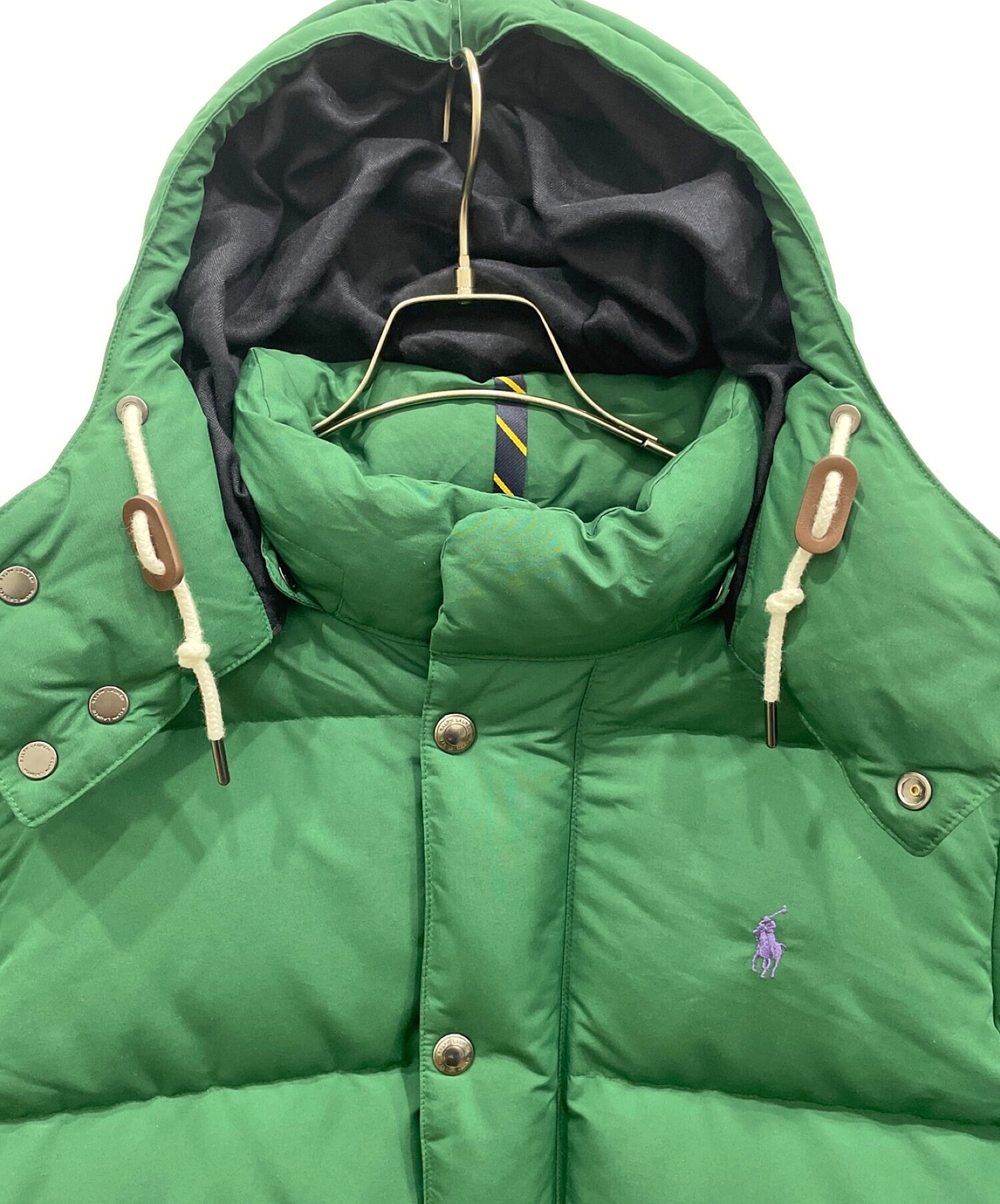 袖丈約6400s  patagonia ダウンジャケット　ワンポイント刺繍ロゴ　Mサイズ