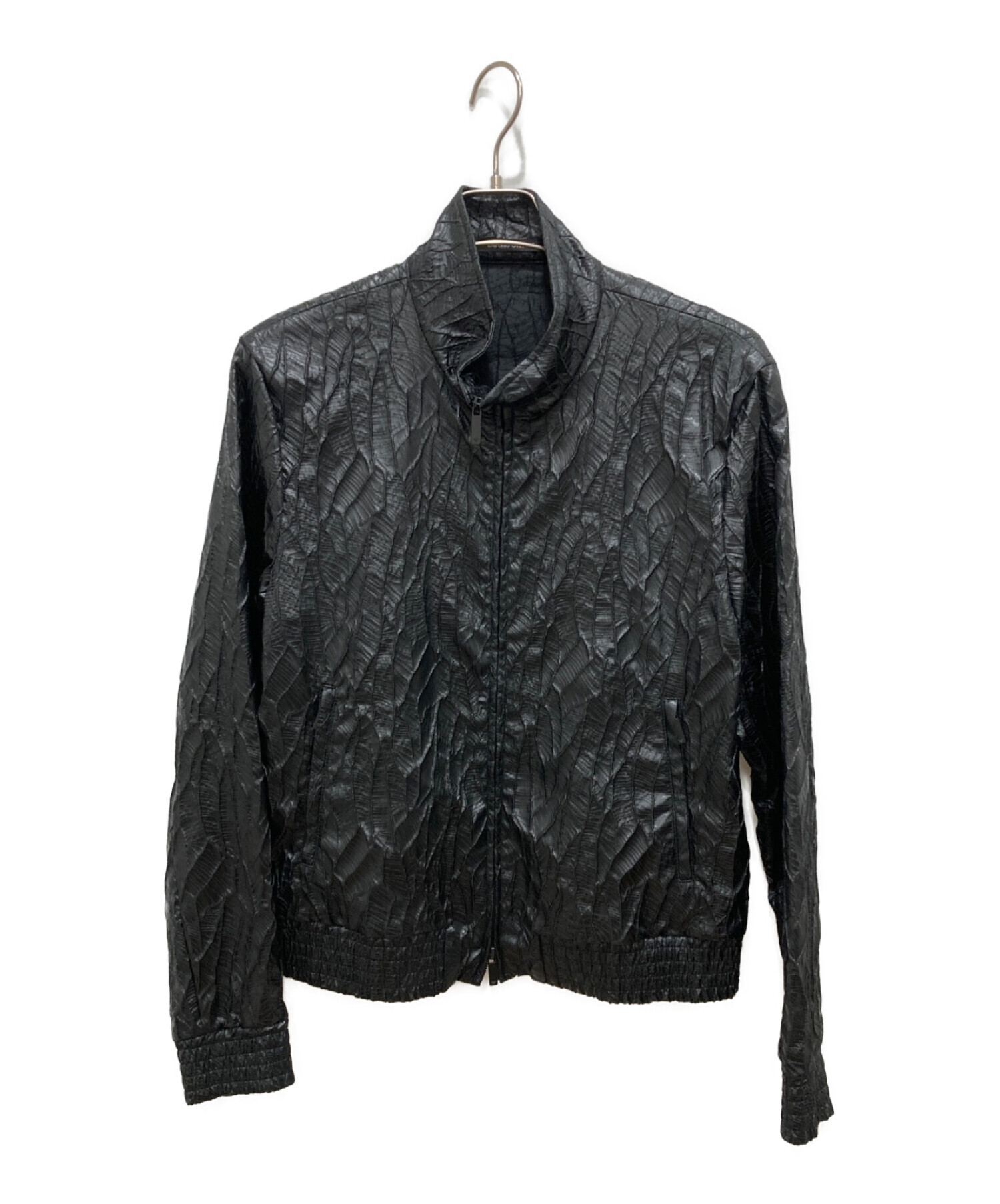 エンポリオ アルマーニ　ニットジップジャケット　ブラック　サイズ40　美品
