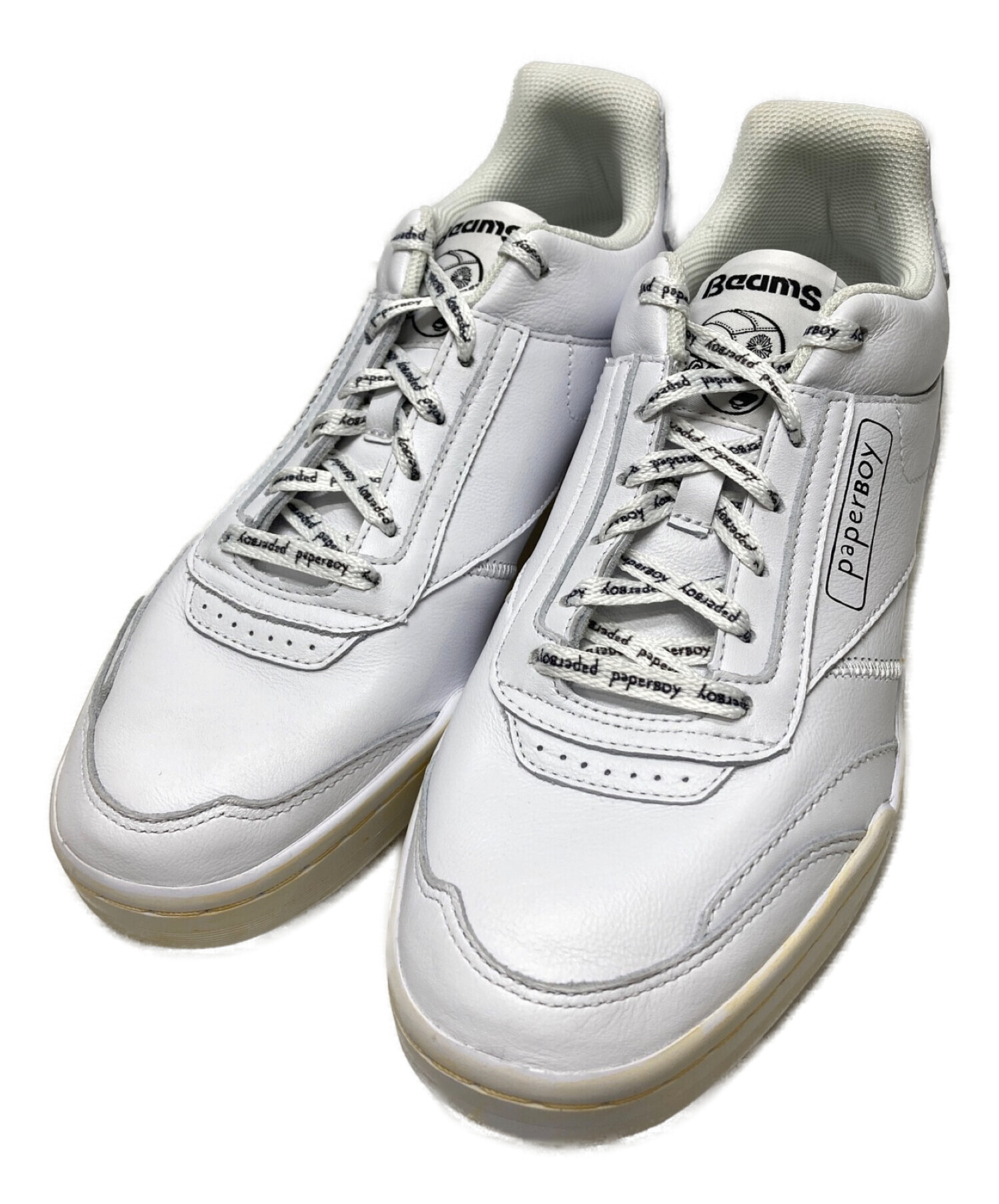 REEBOK×BEAMS×PAPERBOY (リーボック×ビームス×ペーパーボーイ) PAPERBOY CLUB C LEGASY スニーカー  ホワイト サイズ:28