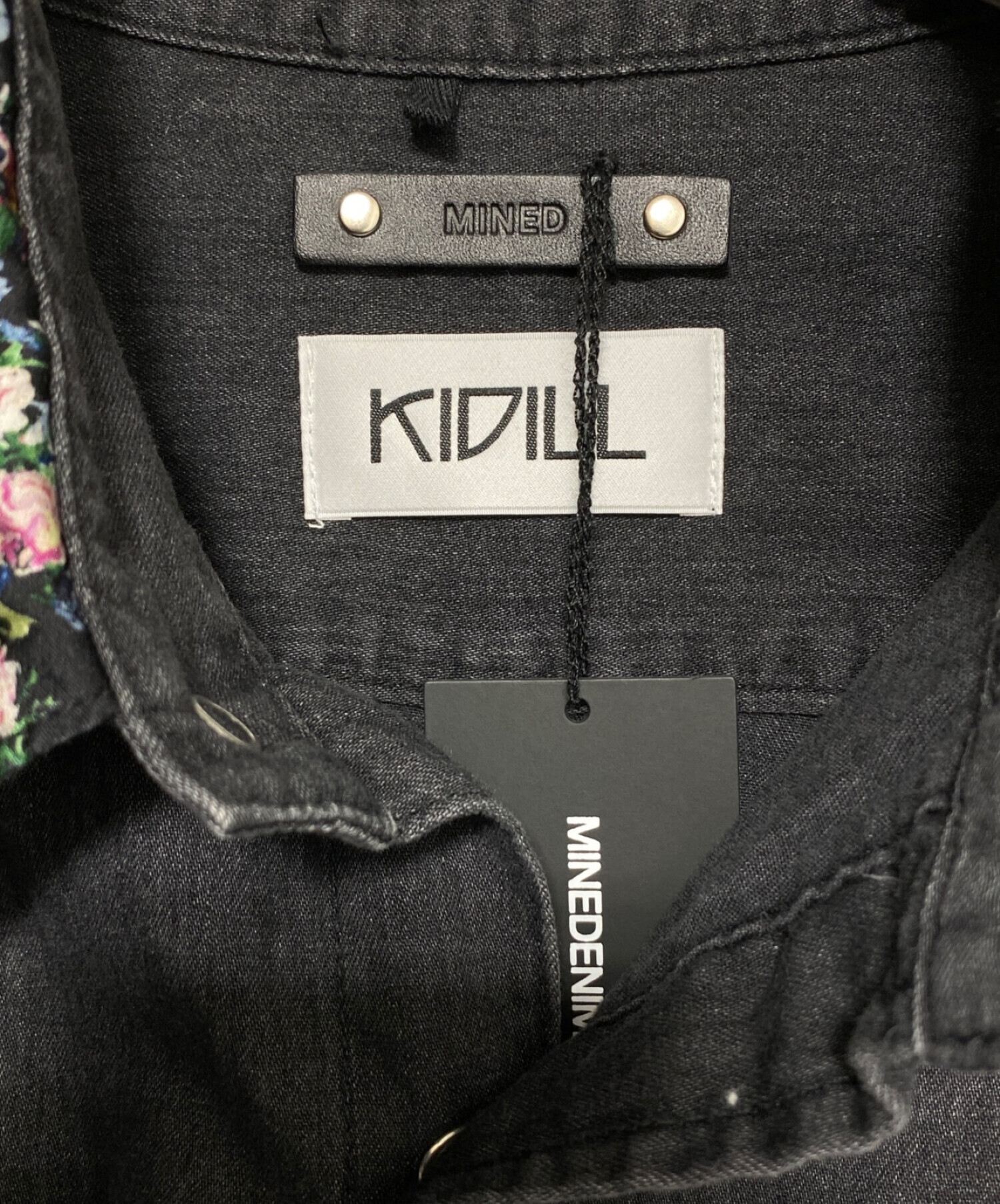 KIDILL (キディル) MINEDENIM (マインデニム) HIPPIE DENIM SHIRT ブラック サイズ:44