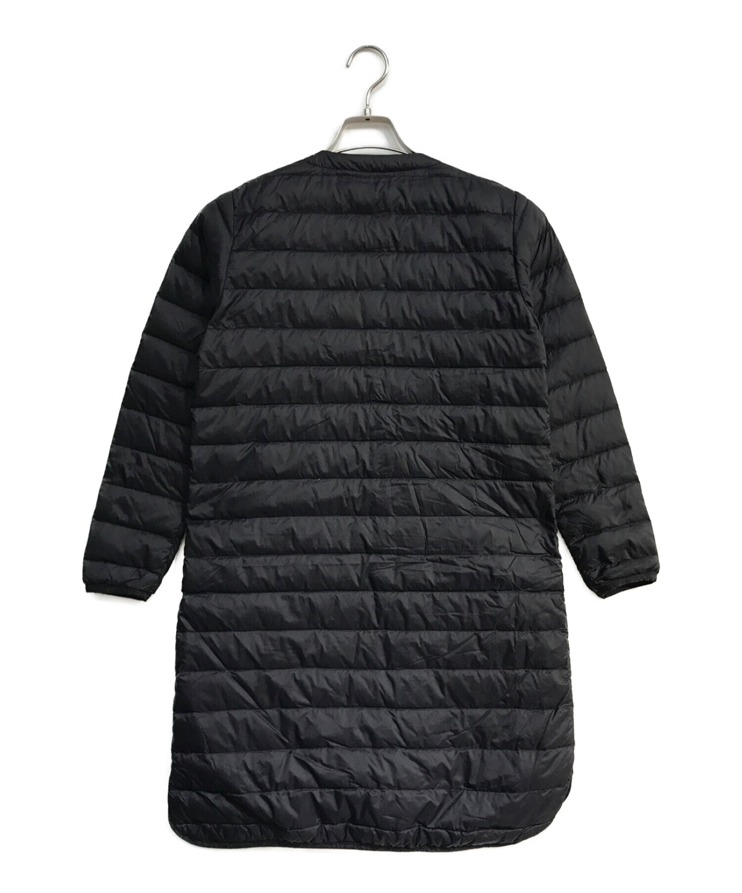 DANTON (ダントン) V Neck Inner Down Long Jacket　JD-8935　ブラック ブラック サイズ:34