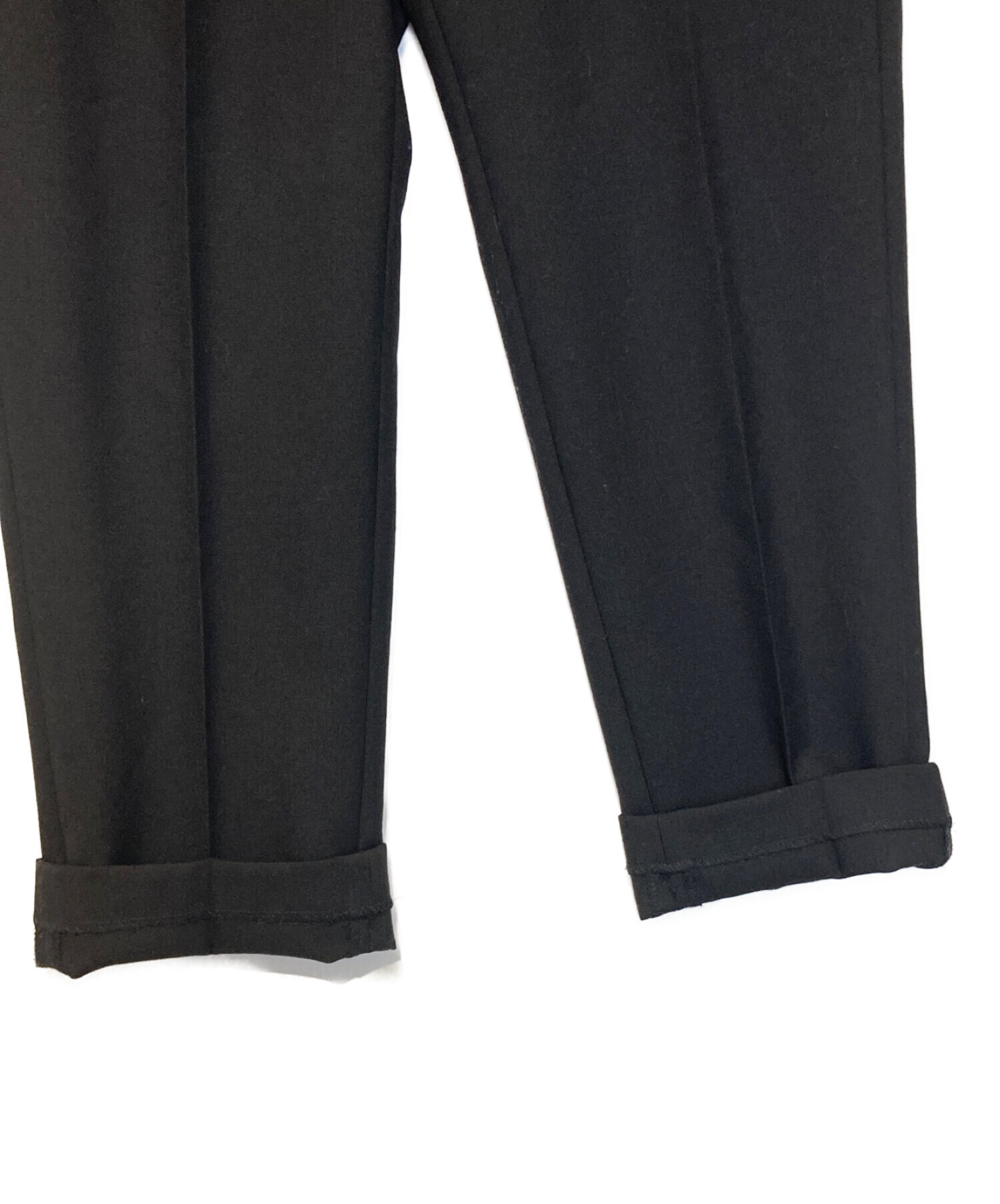 THE SHINZONE (ザ シンゾーン) ONE TUCK PANTS/スラックス ブラック サイズ:34