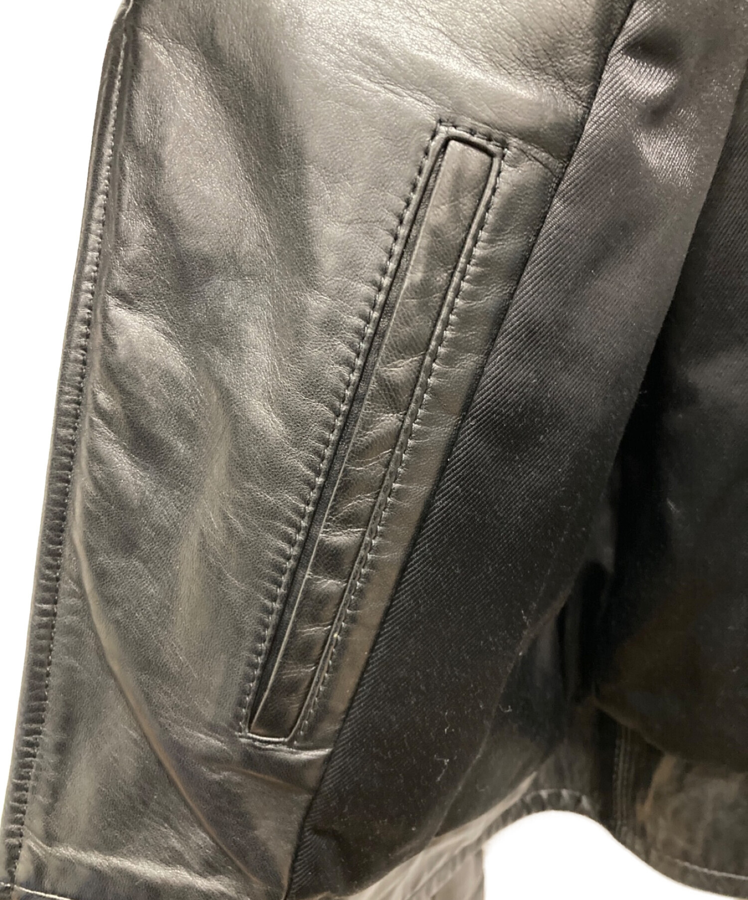 中古・古着通販】Saint Laurent Paris (サンローランパリ) ラムレザー