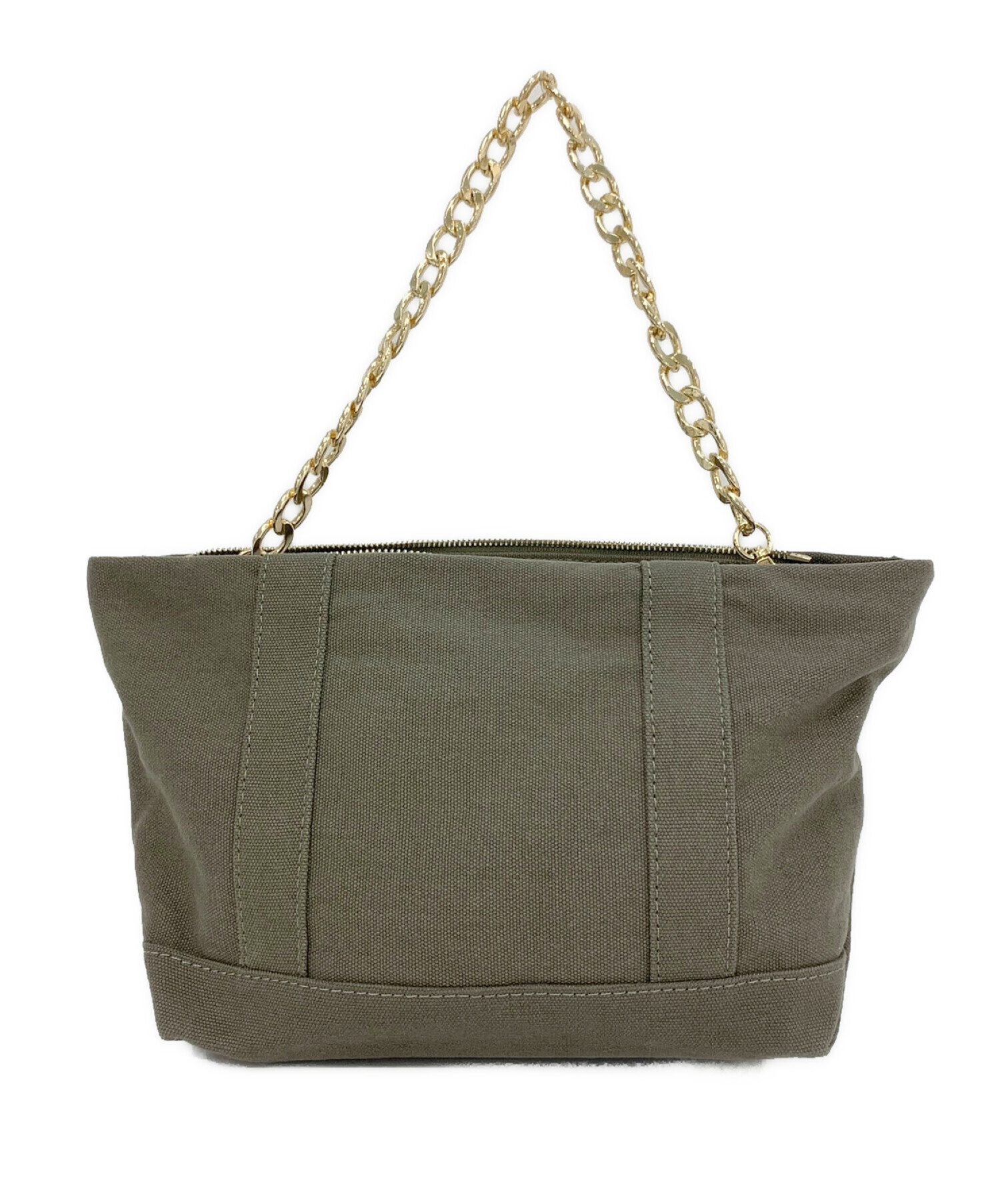 【GOOD GRIEF】Canvas Cluch Bag(L)カーキ