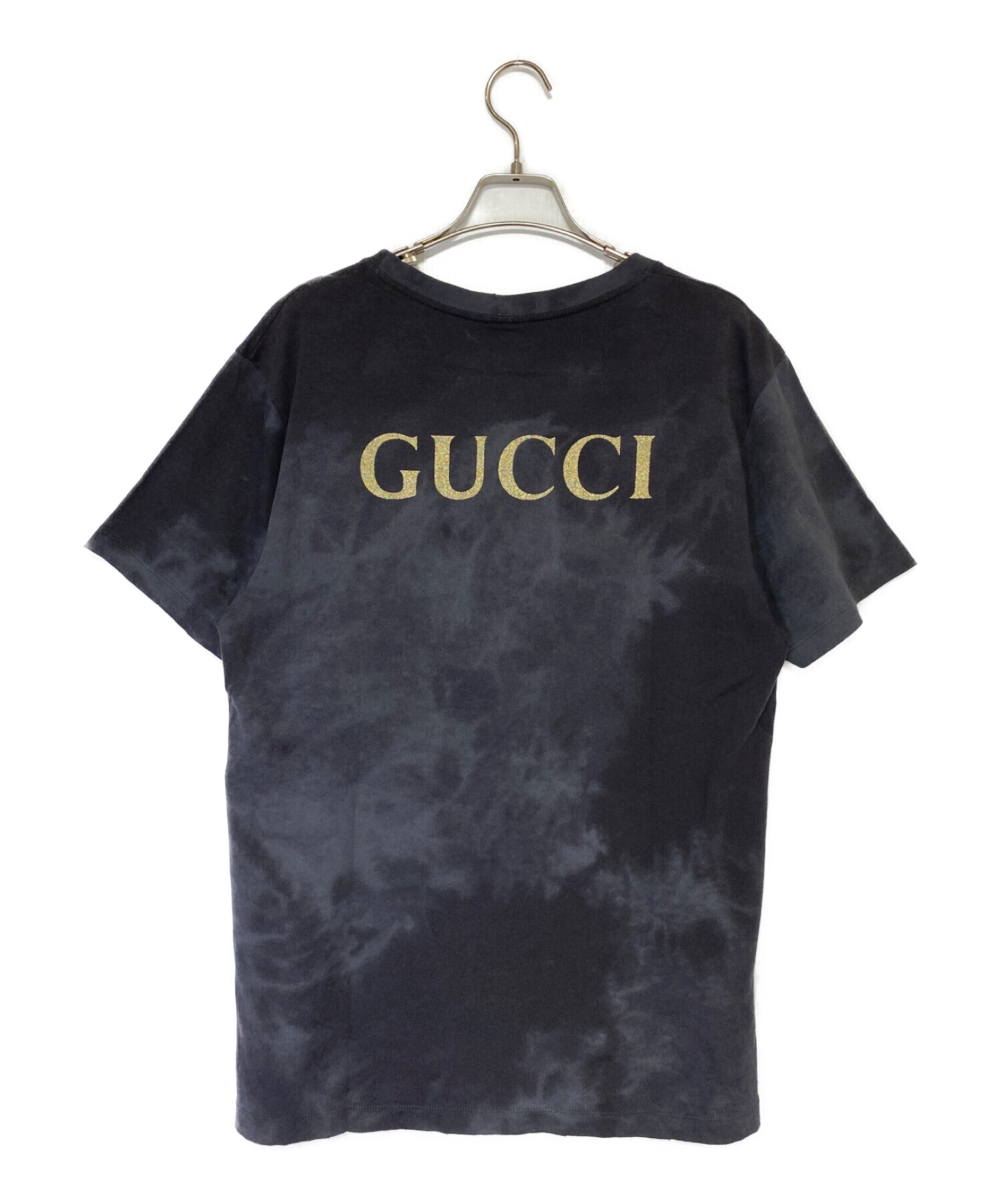 GUCCI (グッチ) AC/DCプリントTシャツ ブラック サイズ:S