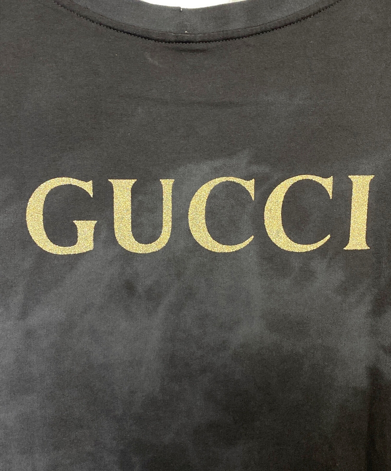 GUCCI (グッチ) AC/DCプリントTシャツ ブラック サイズ:S