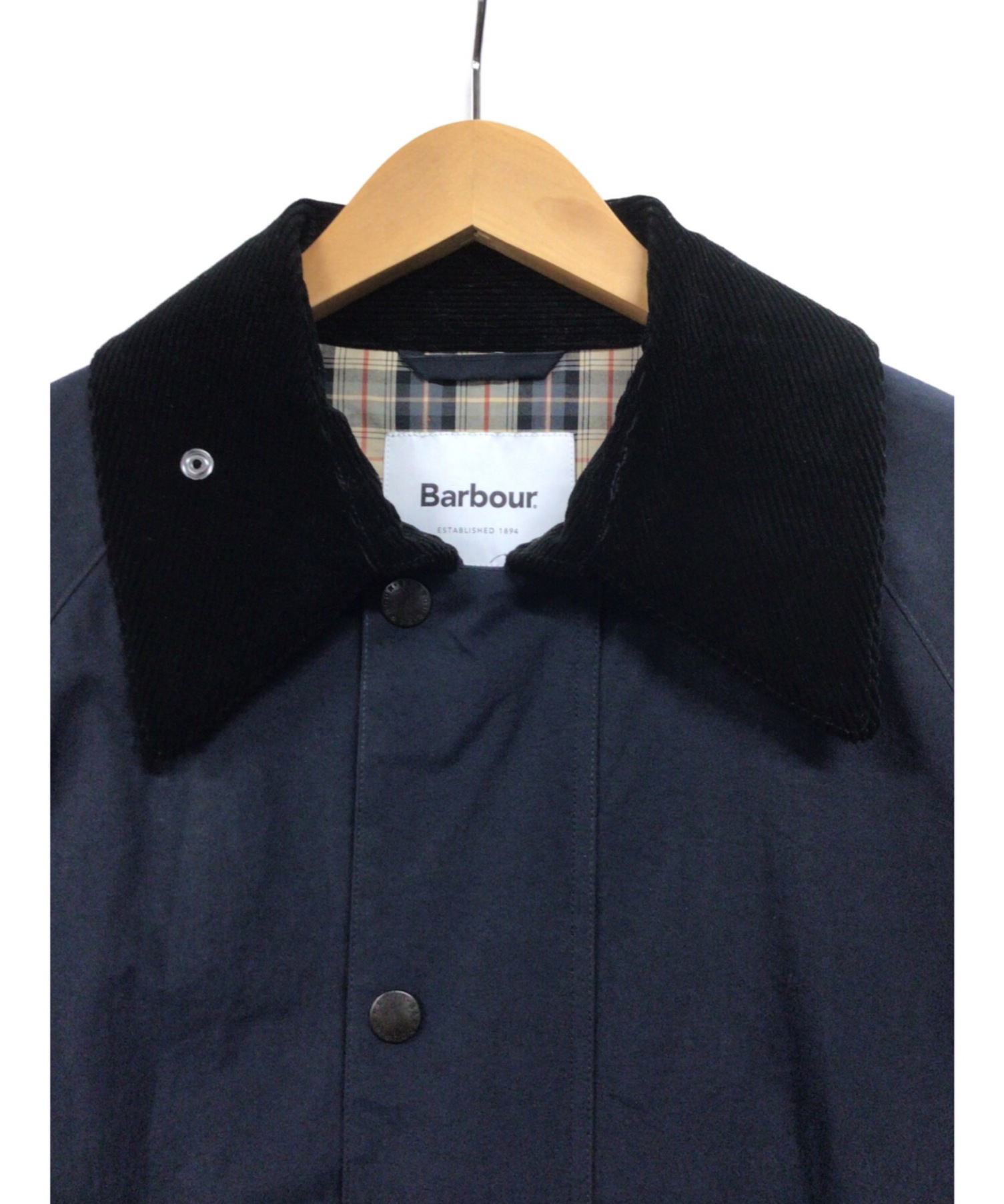 中古・古着通販】Barbour (バブアー) BURGHLEYコート ネイビー サイズ:36｜ブランド・古着通販 トレファク公式【TREFAC  FASHION】スマホサイト