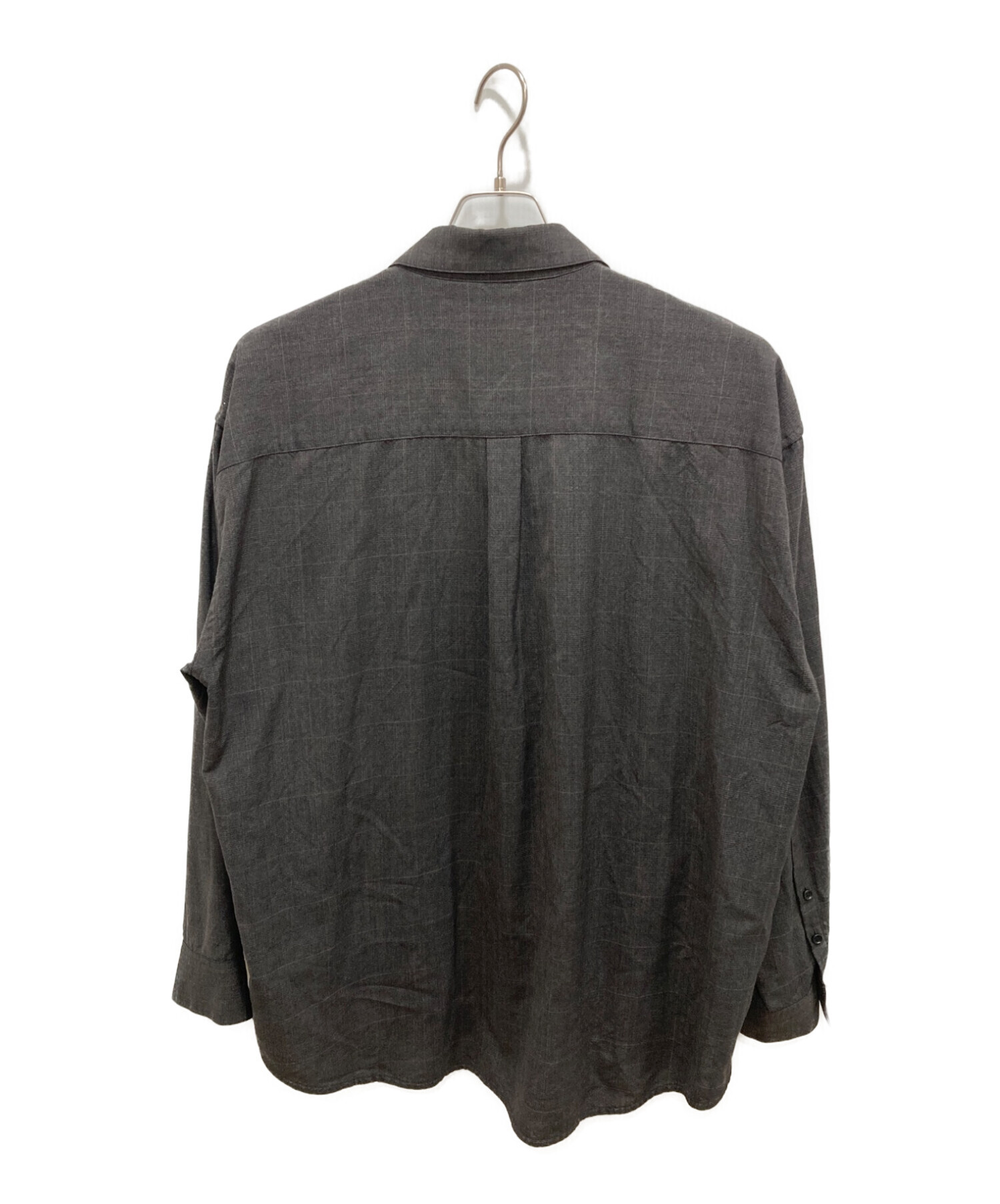 stein (シュタイン) OVERSIZED ZIP SHIRT JACKET グレー サイズ:S