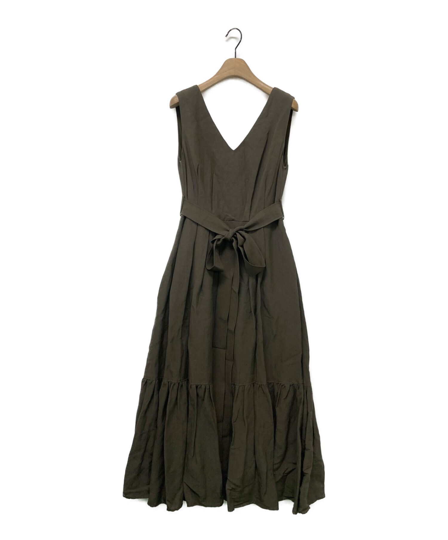 Her lip to Linen Belted Maxi Dressレディース