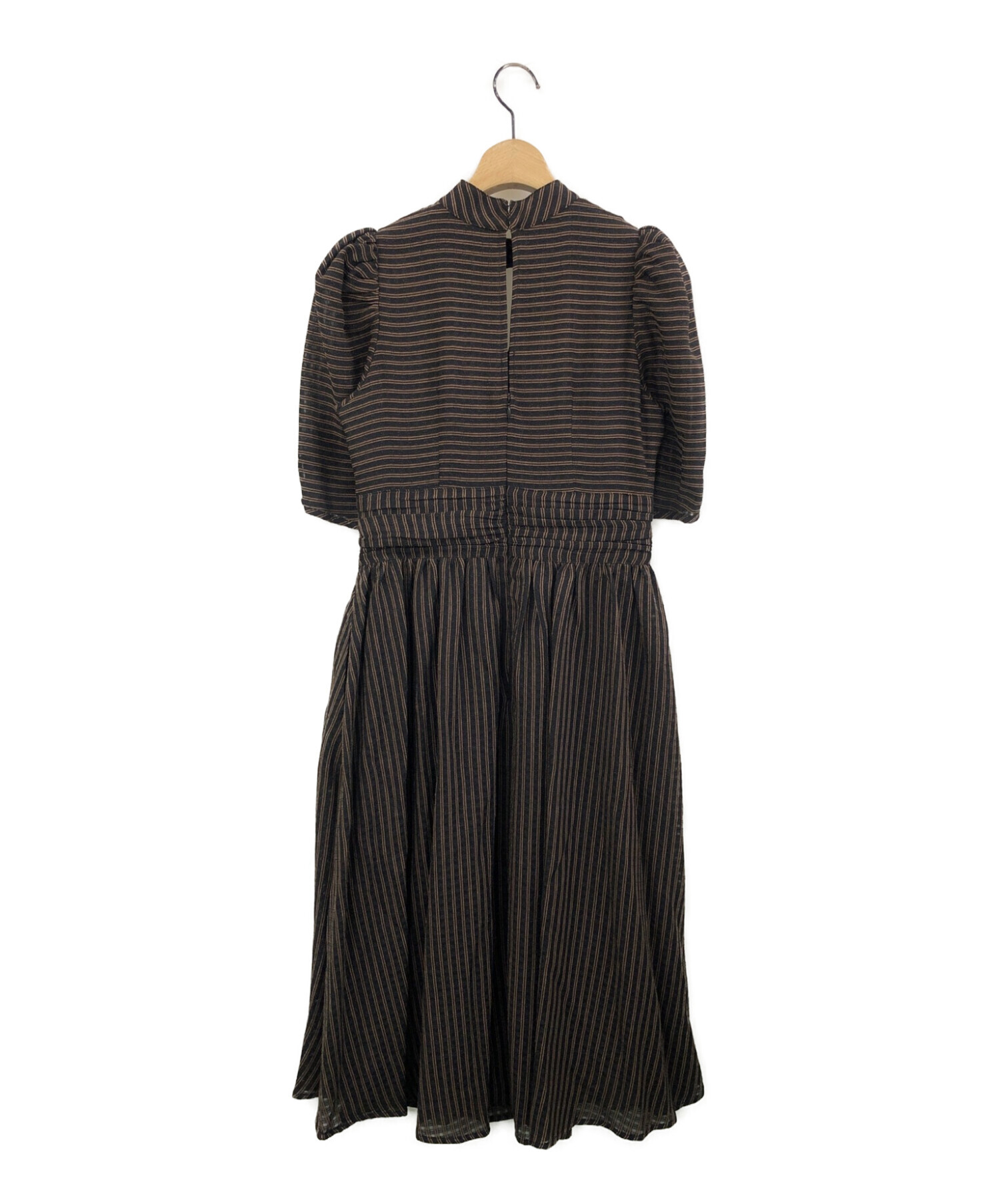 中古・古着通販】Her lip to (ハーリップトゥ) Striped Midi Dress