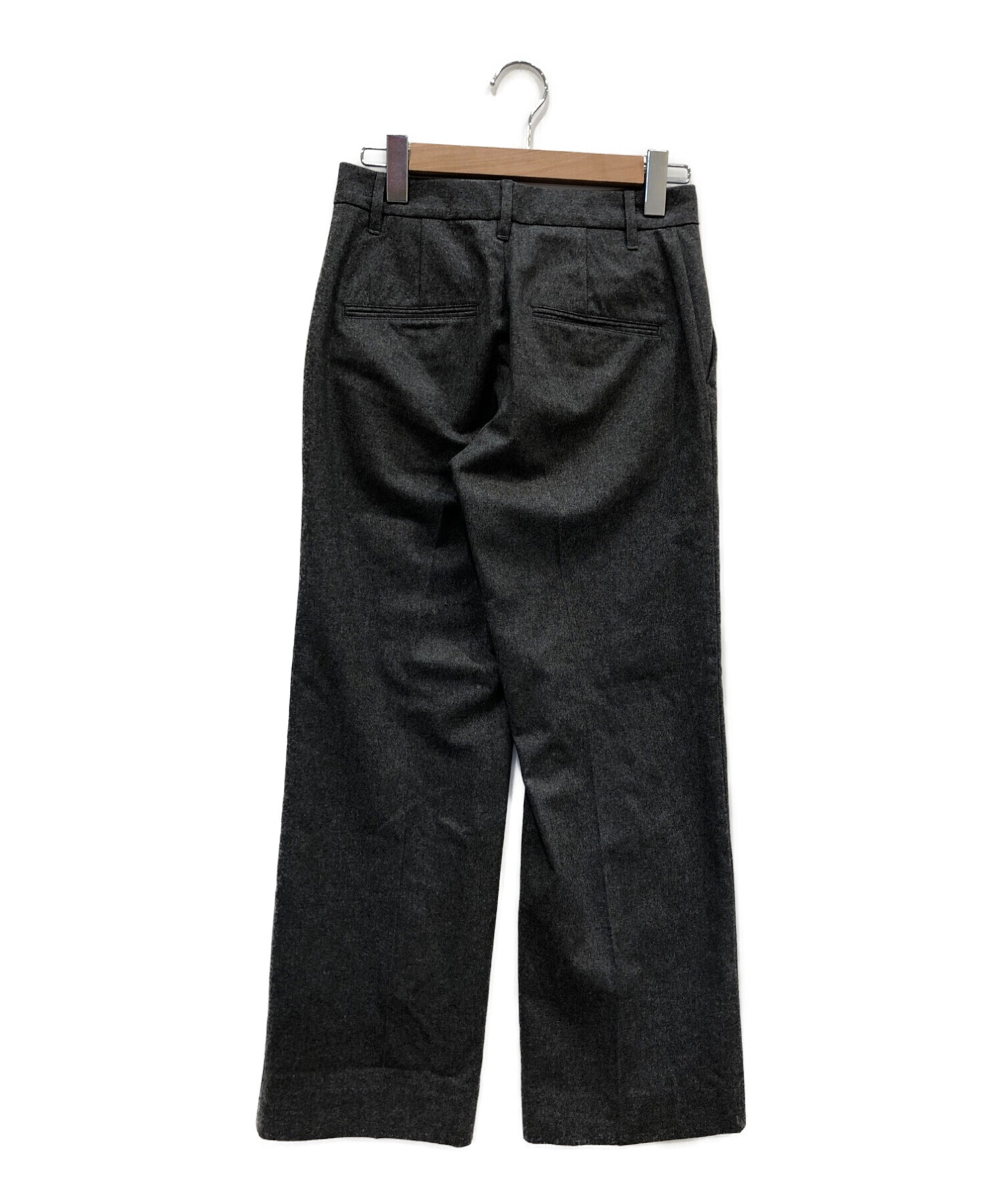 Spick and Span (スピックアンドスパン) plain clothセンタープレスパンツ グレー サイズ:36