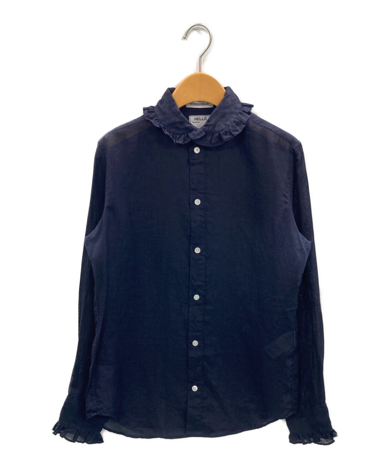 中古・古着通販】MADISON BLUE (マディソンブルー) ROUND COLLAR FRILL