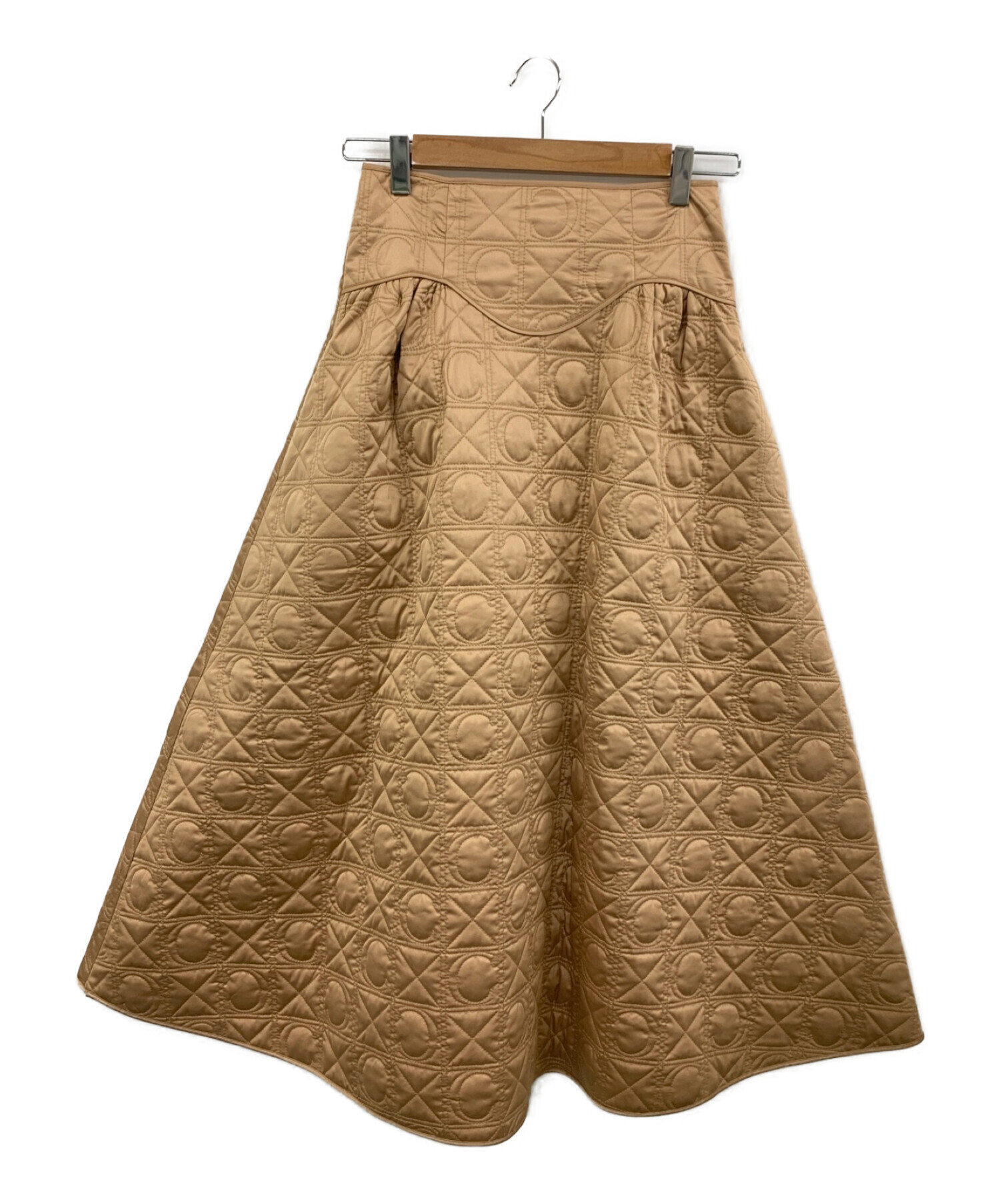 CELFORD (セルフォード) オリジナルキルティングスカート ベージュ サイズ:36