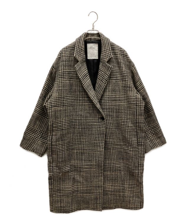 中古・古着通販】L'Appartement (アパルトモン) Lisiere Check W Coat チェック ダブル コート ベージュ  サイズ:FREE｜ブランド・古着通販 トレファク公式【TREFAC FASHION】スマホサイト