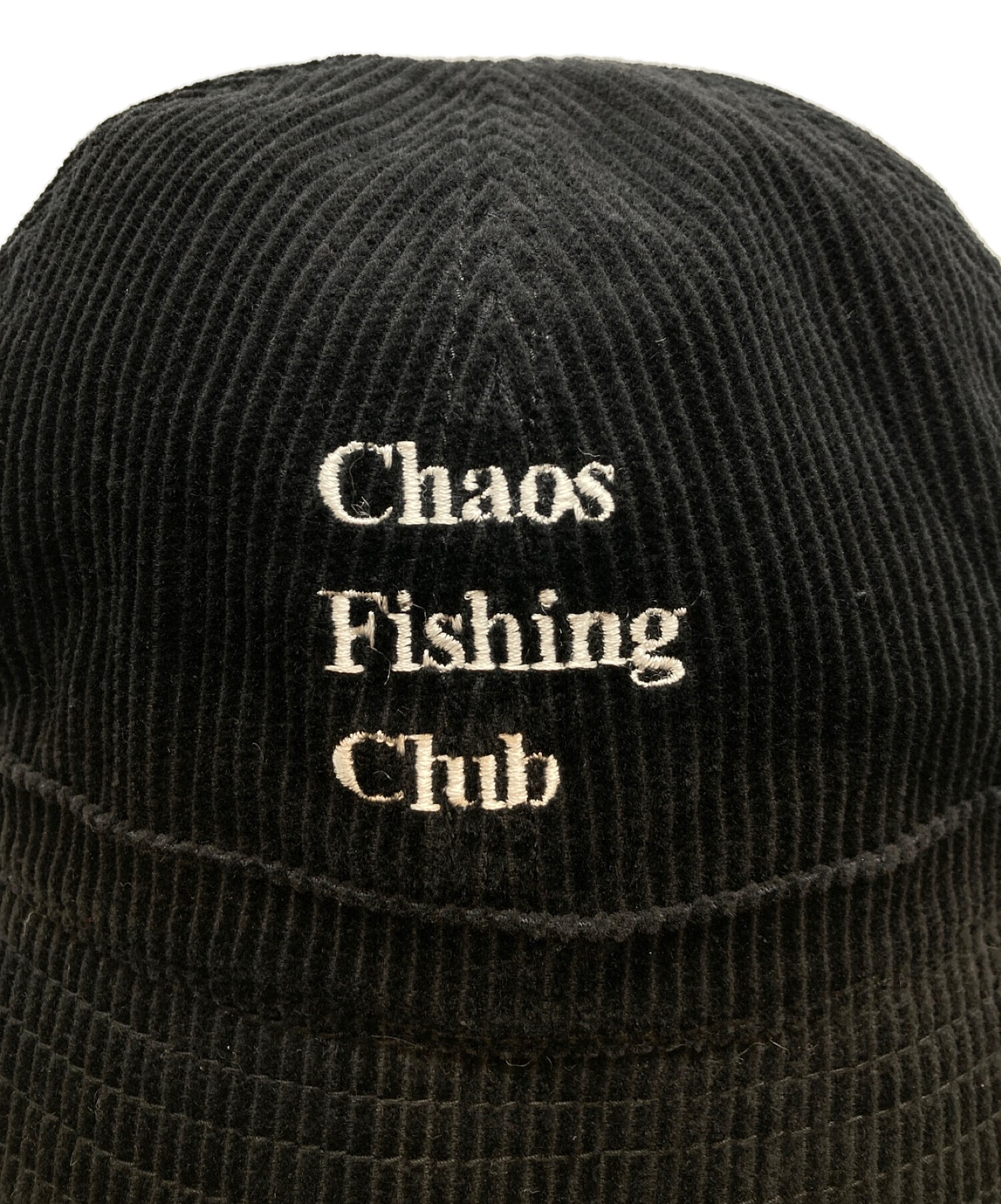 CHAOS FISHING CLUB (カオスフィッシングクラブ) LOGO HAT / バケットハット ブラック サイズ:FREE
