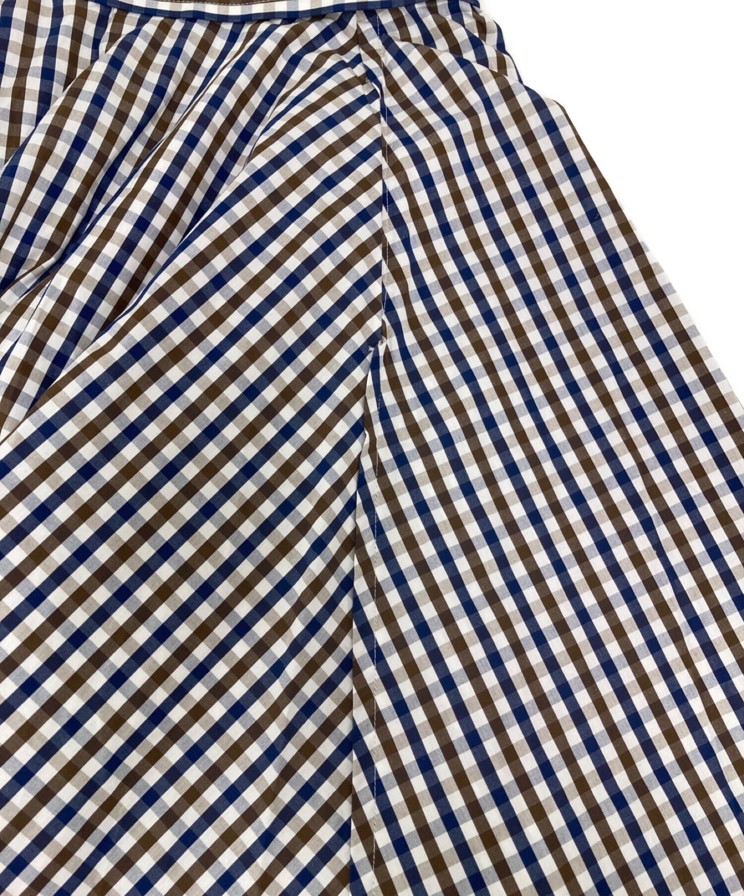 卸売価格の販売 madisonblue TUCK CIRCULAR SK GINGHAM - スカート