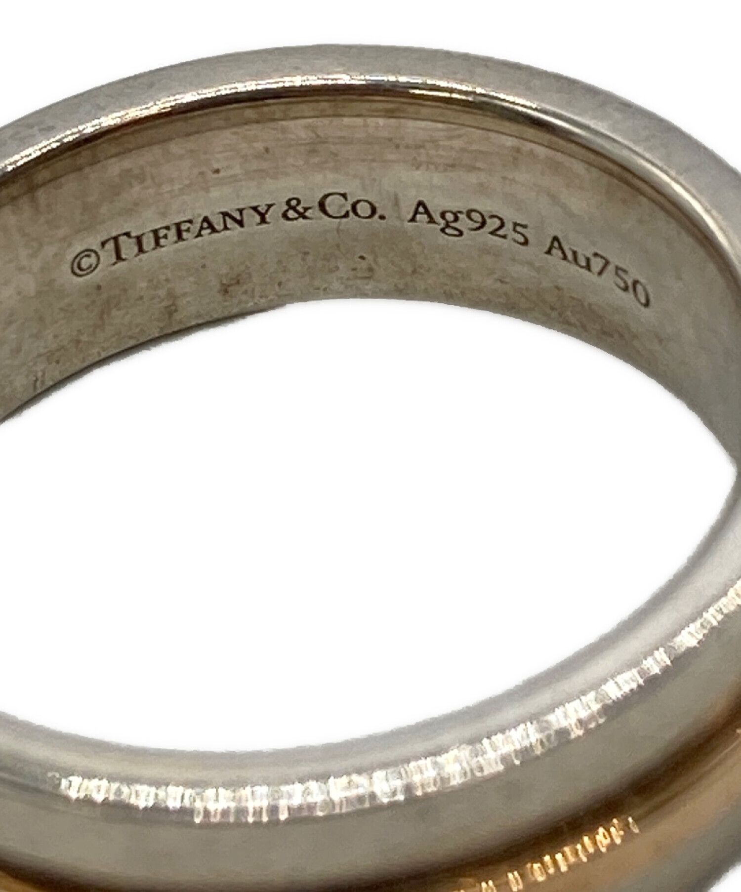 TIFFANY & Co. (ティファニー) T-TWO ナローリング サイズ:12号