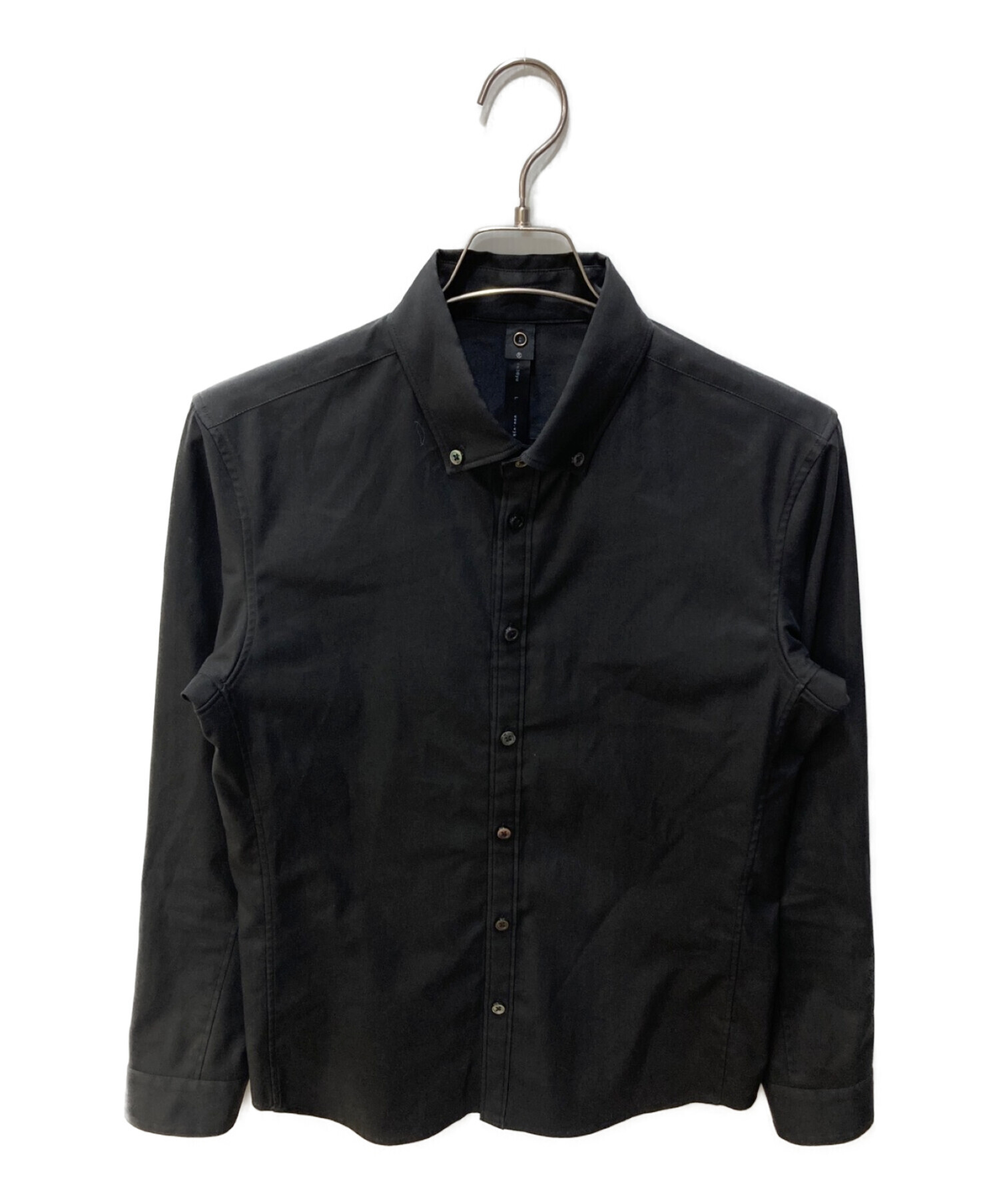 wjk (ダブルジェイケー) B.D shirt ボタンダウンシャツ ブラック サイズ:L
